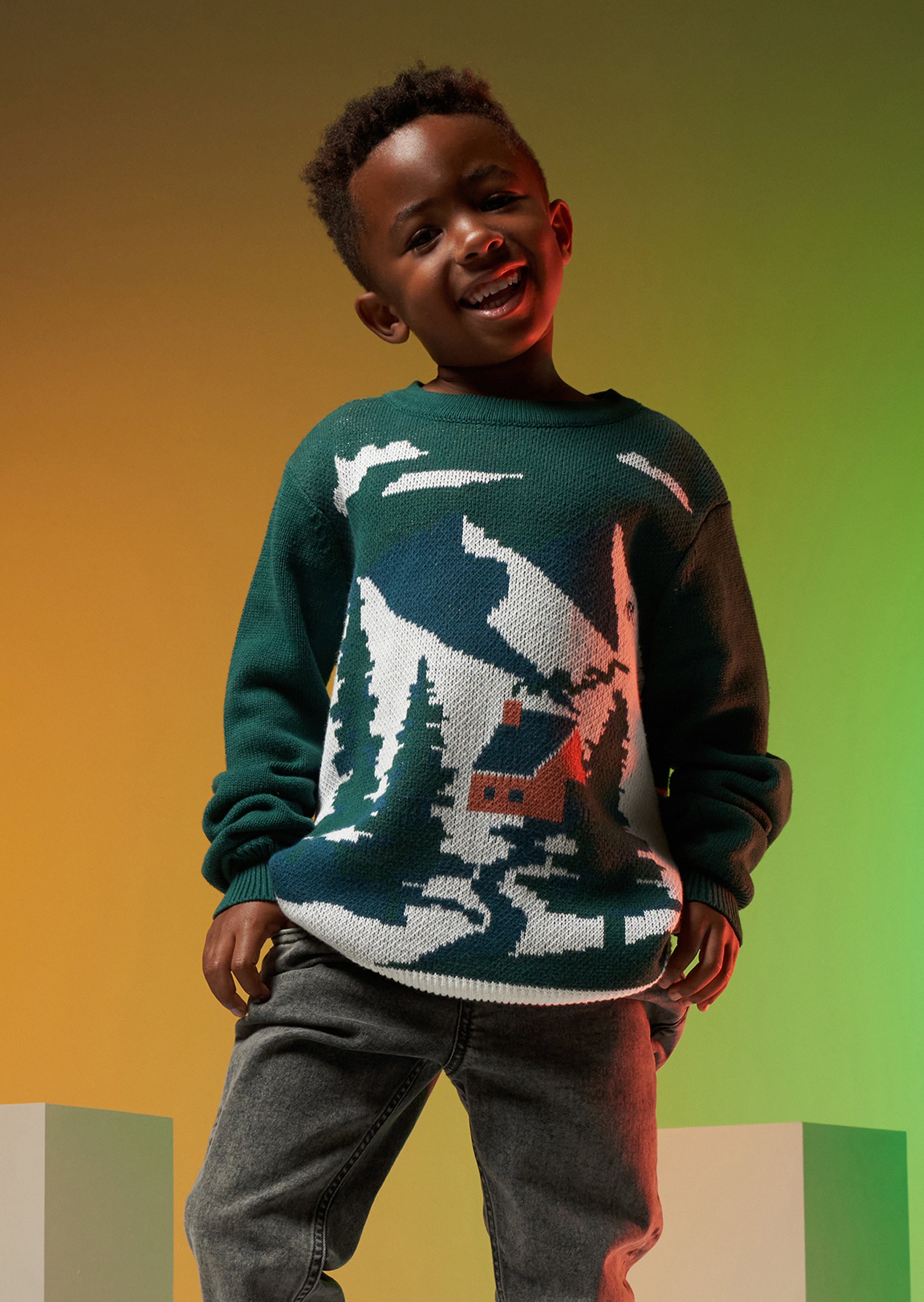 Everett Scenic Print Jumper