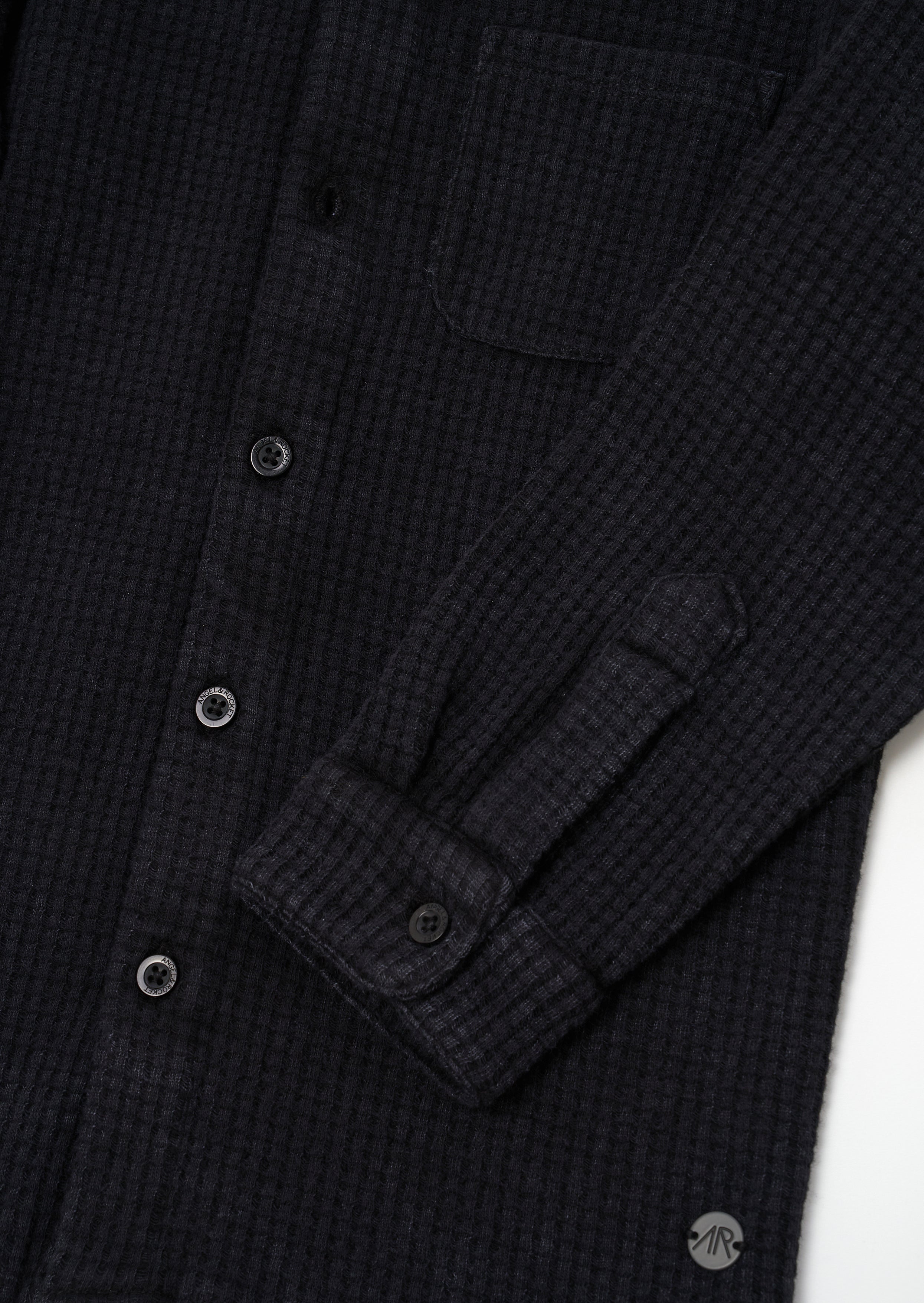 Colter Black Washed Textured Shirt