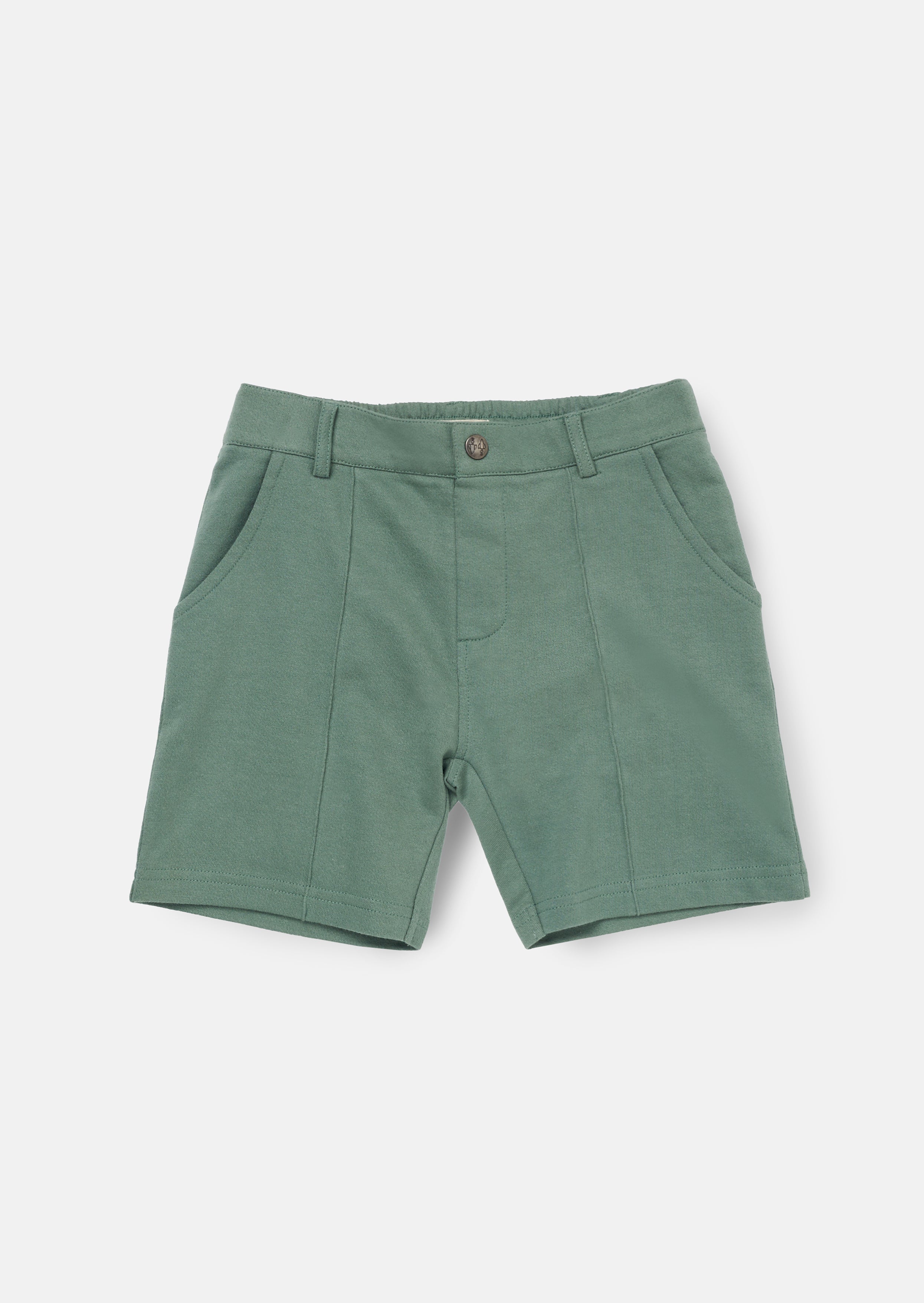 Kane Green Textured Smart Shorts