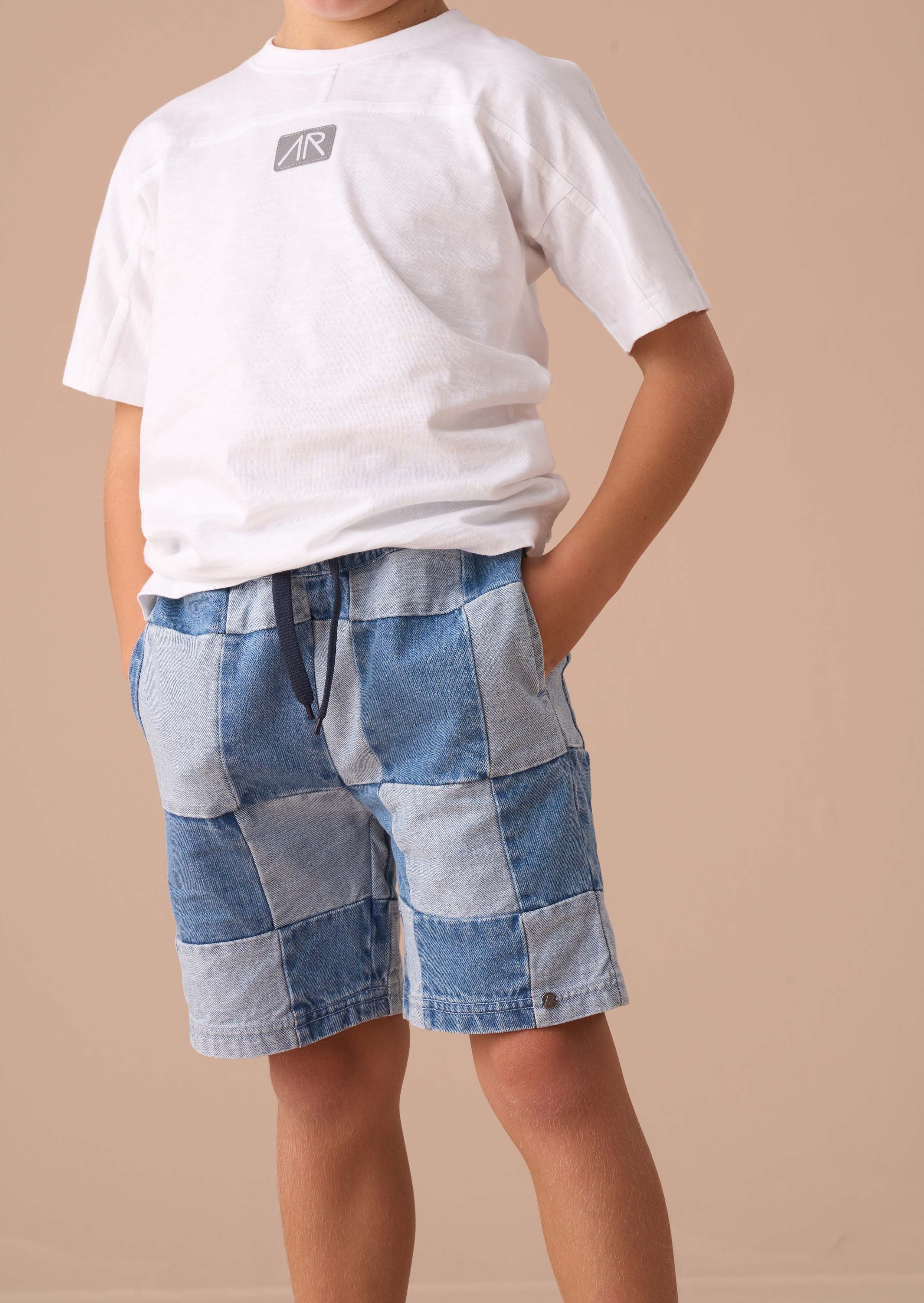 blue boy shorts