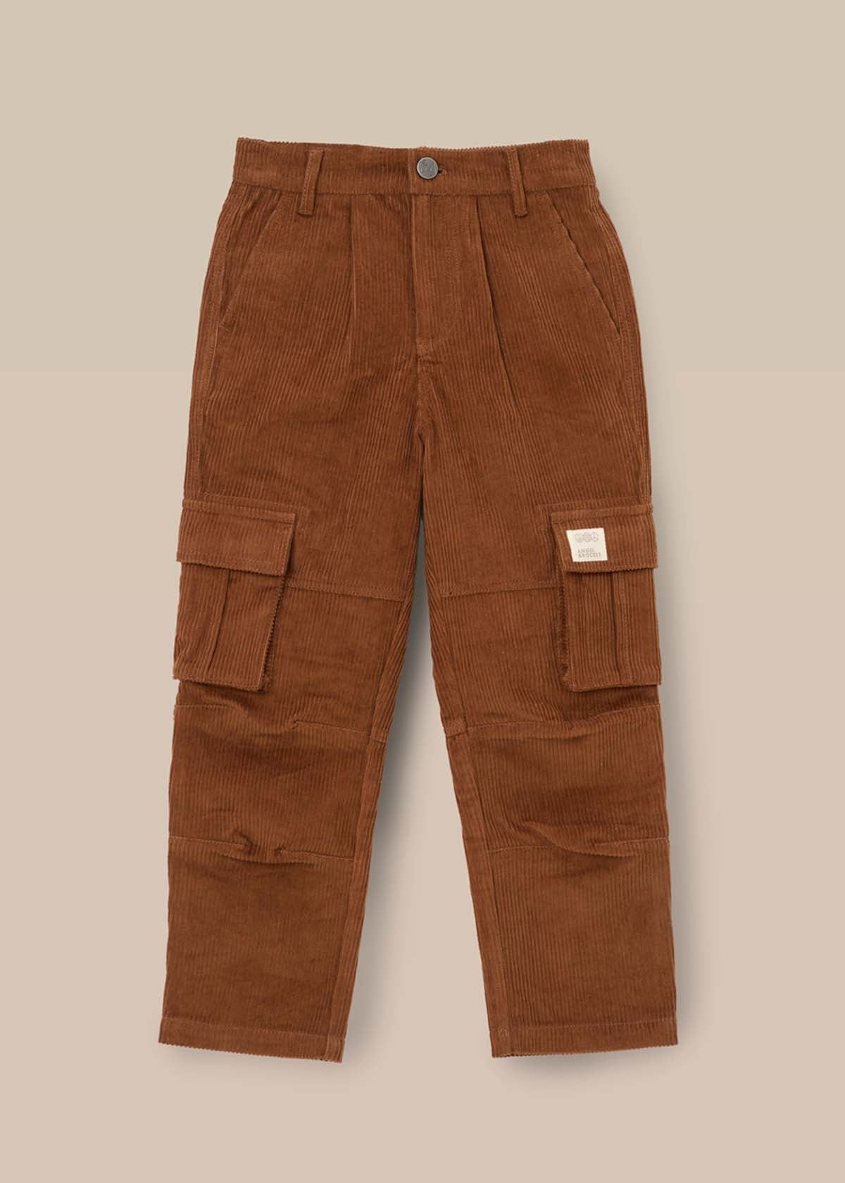 Brown Jumbo Cord Skate Trousers