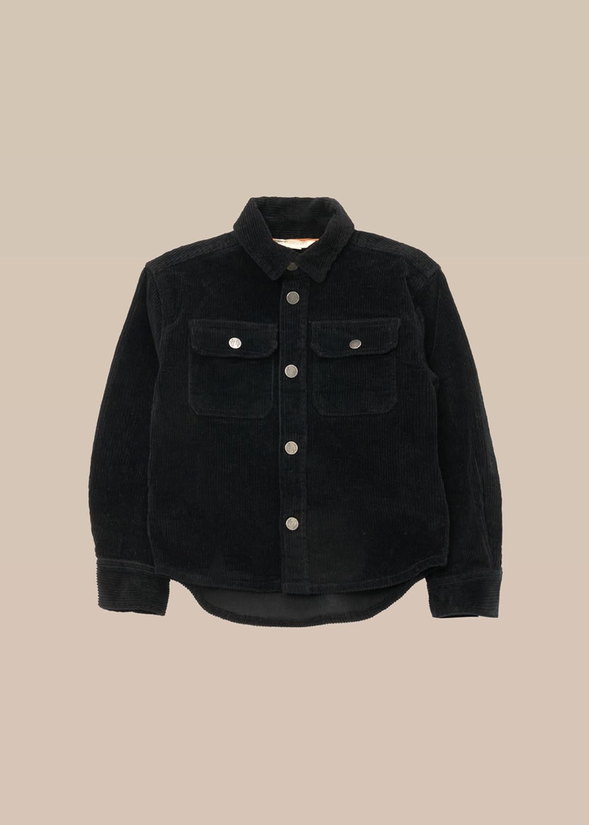 Button down Cord Shirt Black
