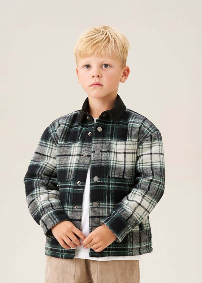 Everett Plaid Padded Shacket