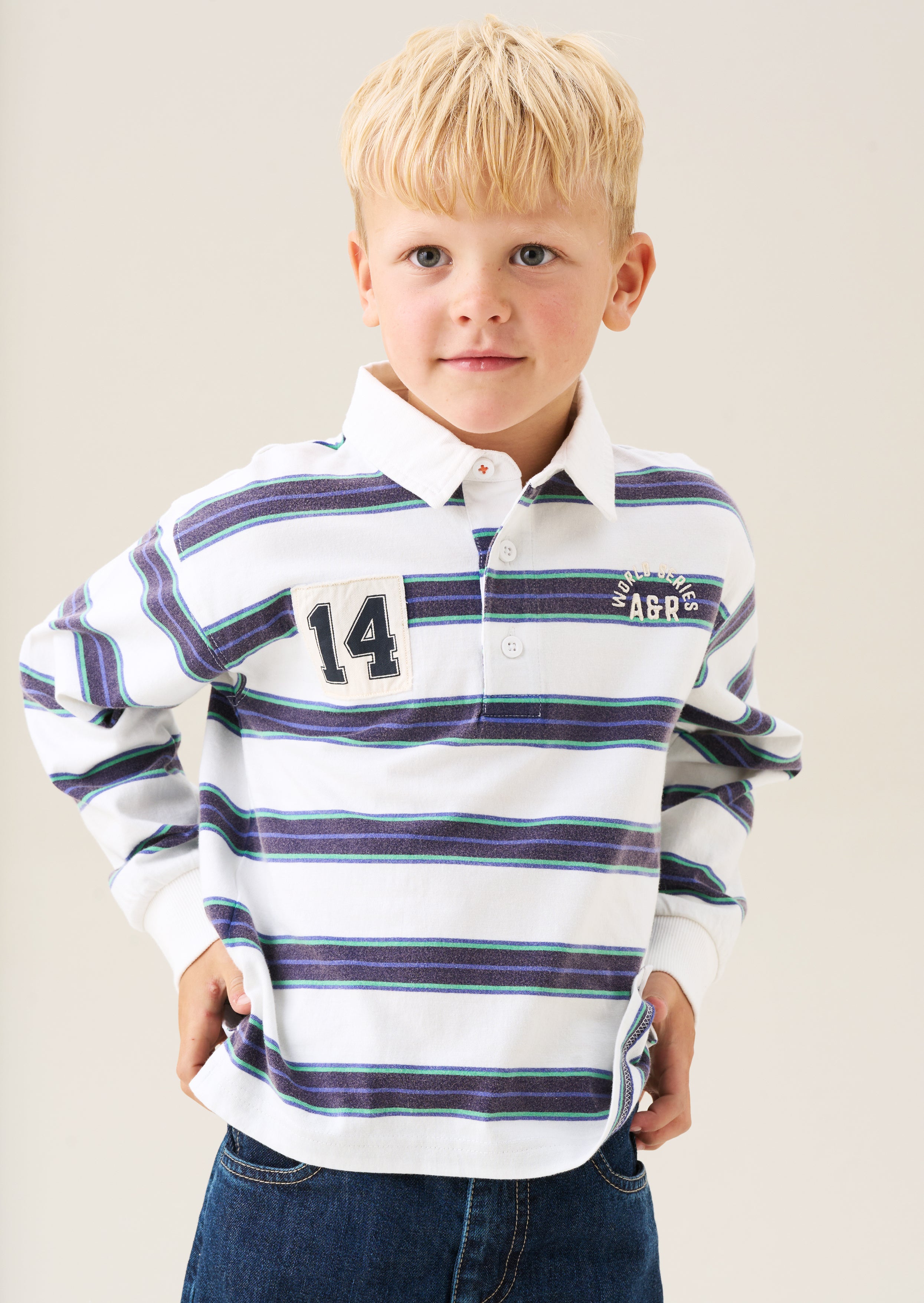 Luka Yarn Dyed Stripe Rugby Shirt