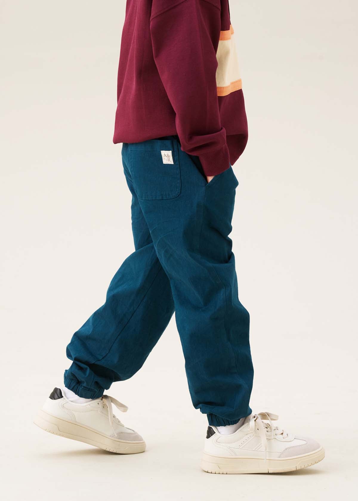 Amir Cuffed Chino - Blue
