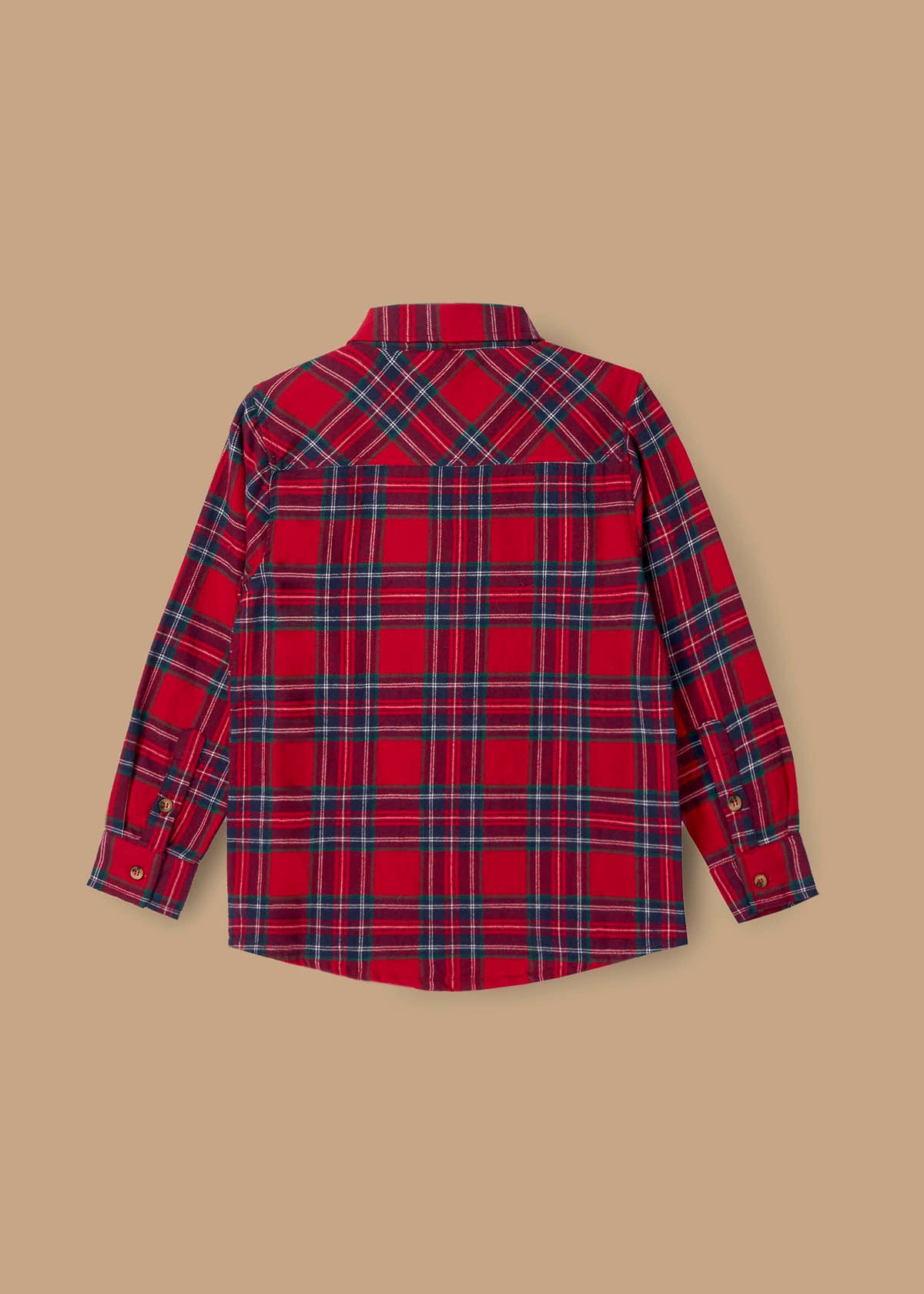 Boys Checked Red Shirts
