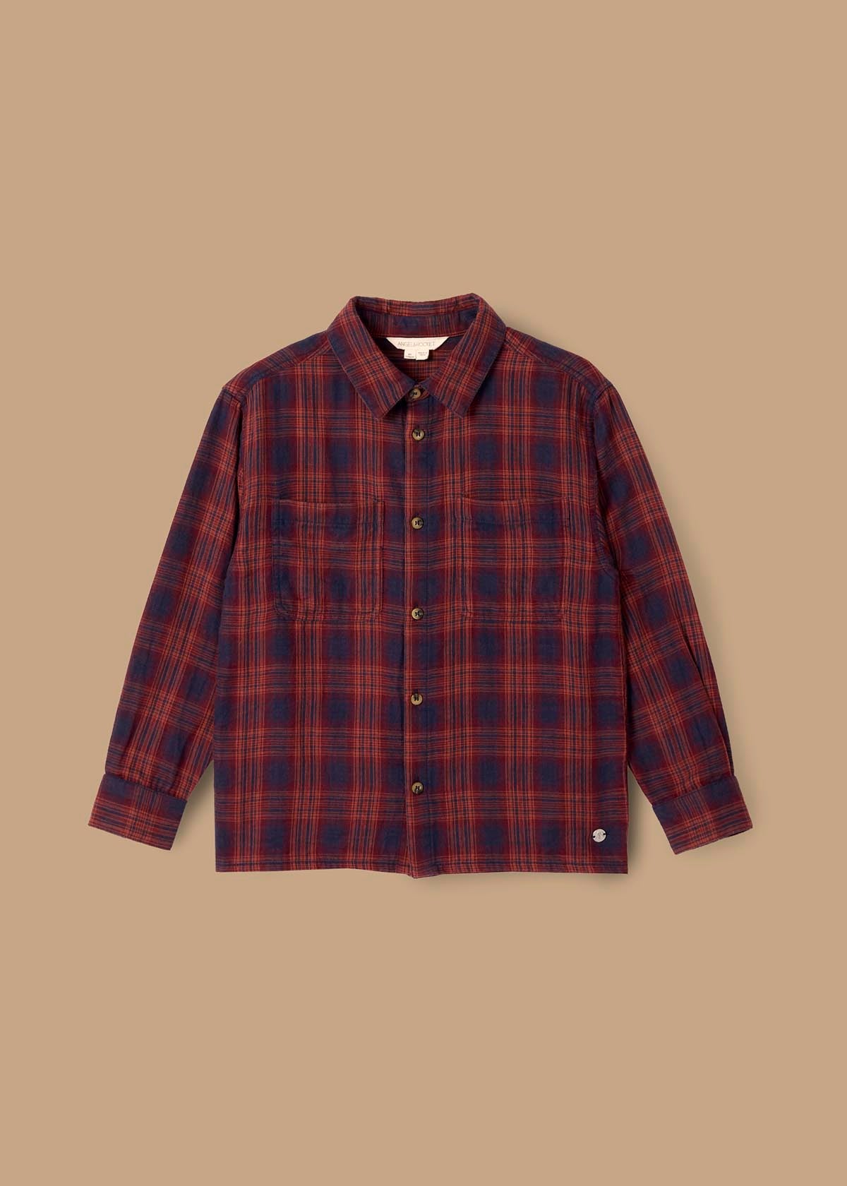 Boys Red Checked Shirts