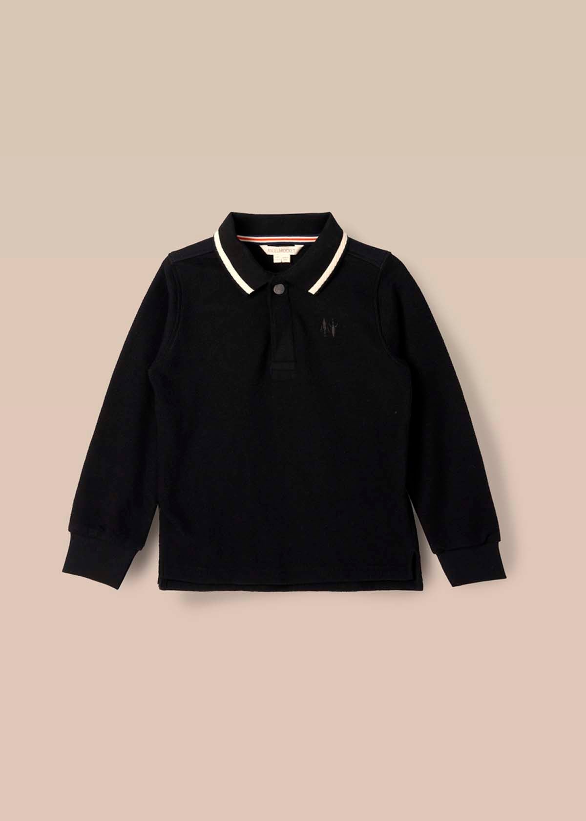 Tucker Tipped Polo Shirt - Black
