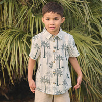 Jamie Palm Stripe Shirt
