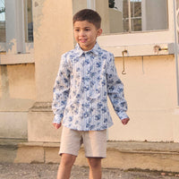 Ollie Stripe Floral Shirt