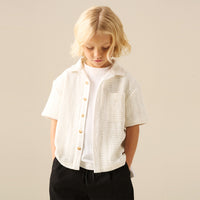 Bradley Crochet Embroidered Shirt