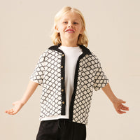 Marcus Intarsia Knit Shirt