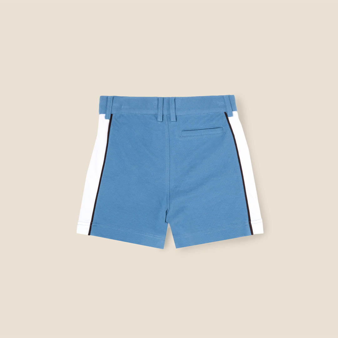 Asher Blocked Pique Short