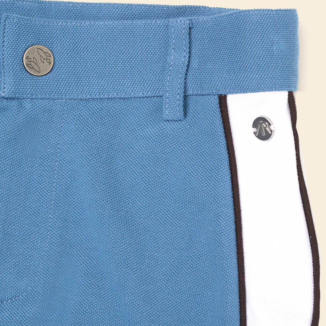 Asher Blocked Pique Short