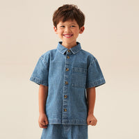 Max Jacquard Denim Shirt