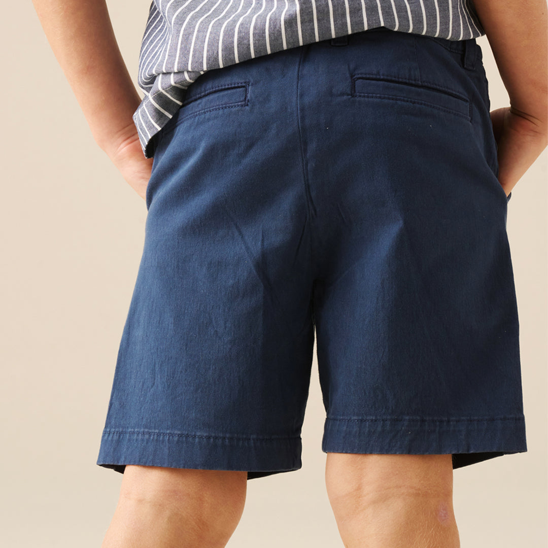 Quinn Navy Chino Short