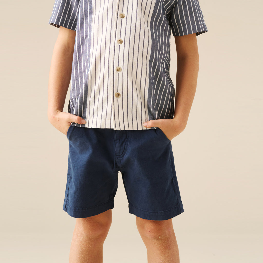 Quinn Navy Chino Short