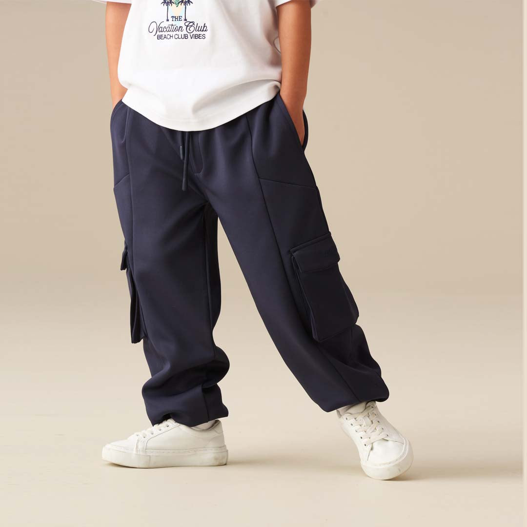 Frank Panelled Jogger Navy