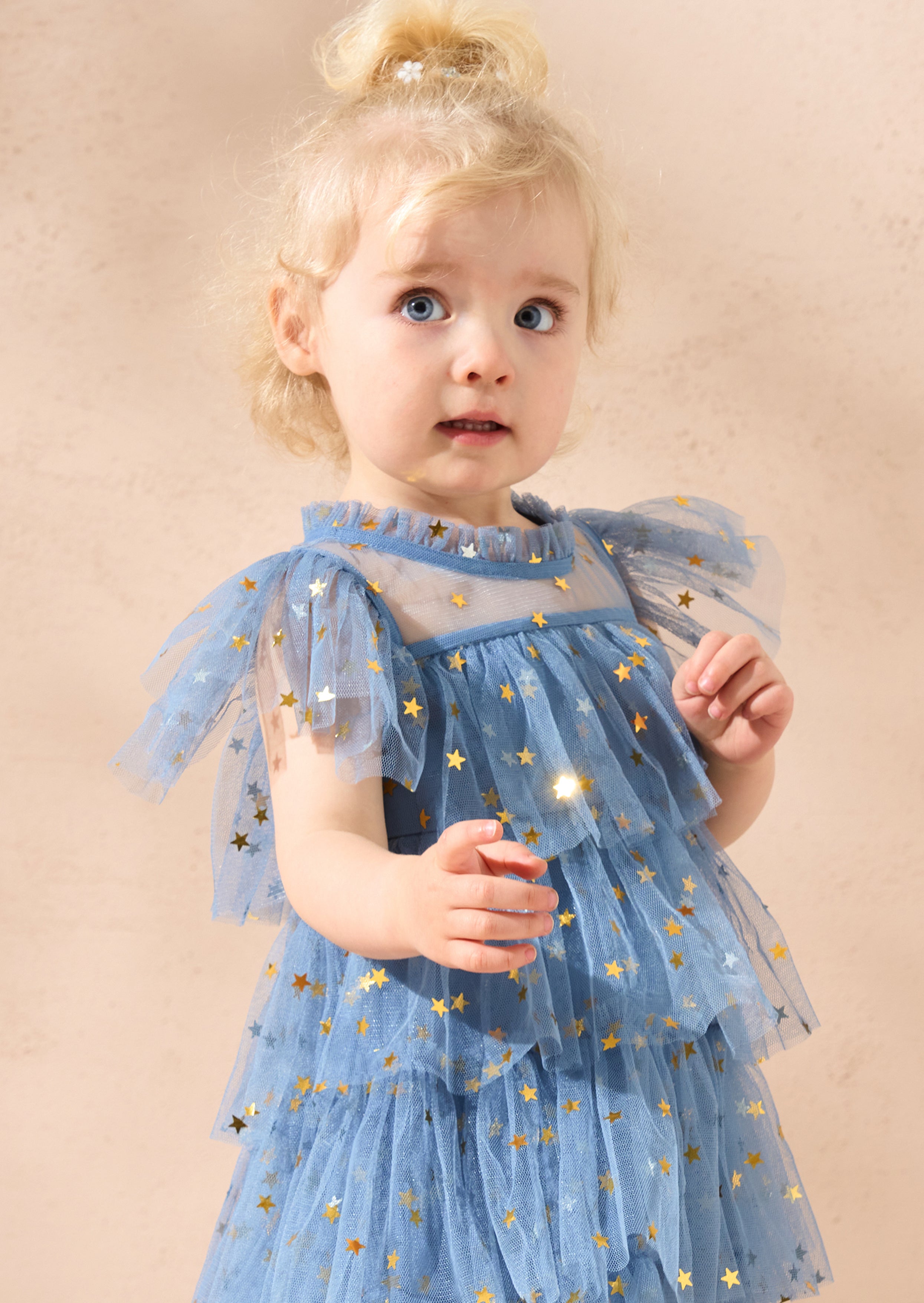 Sienna Baby Star Mesh Dress