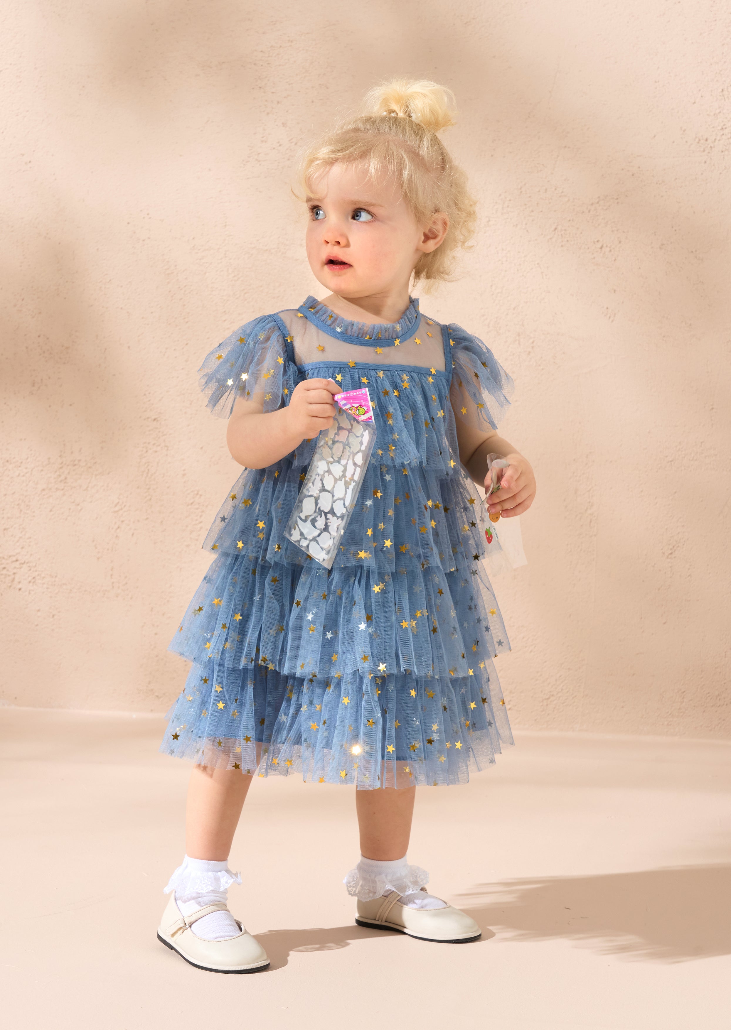 Sienna Baby Star Mesh Dress