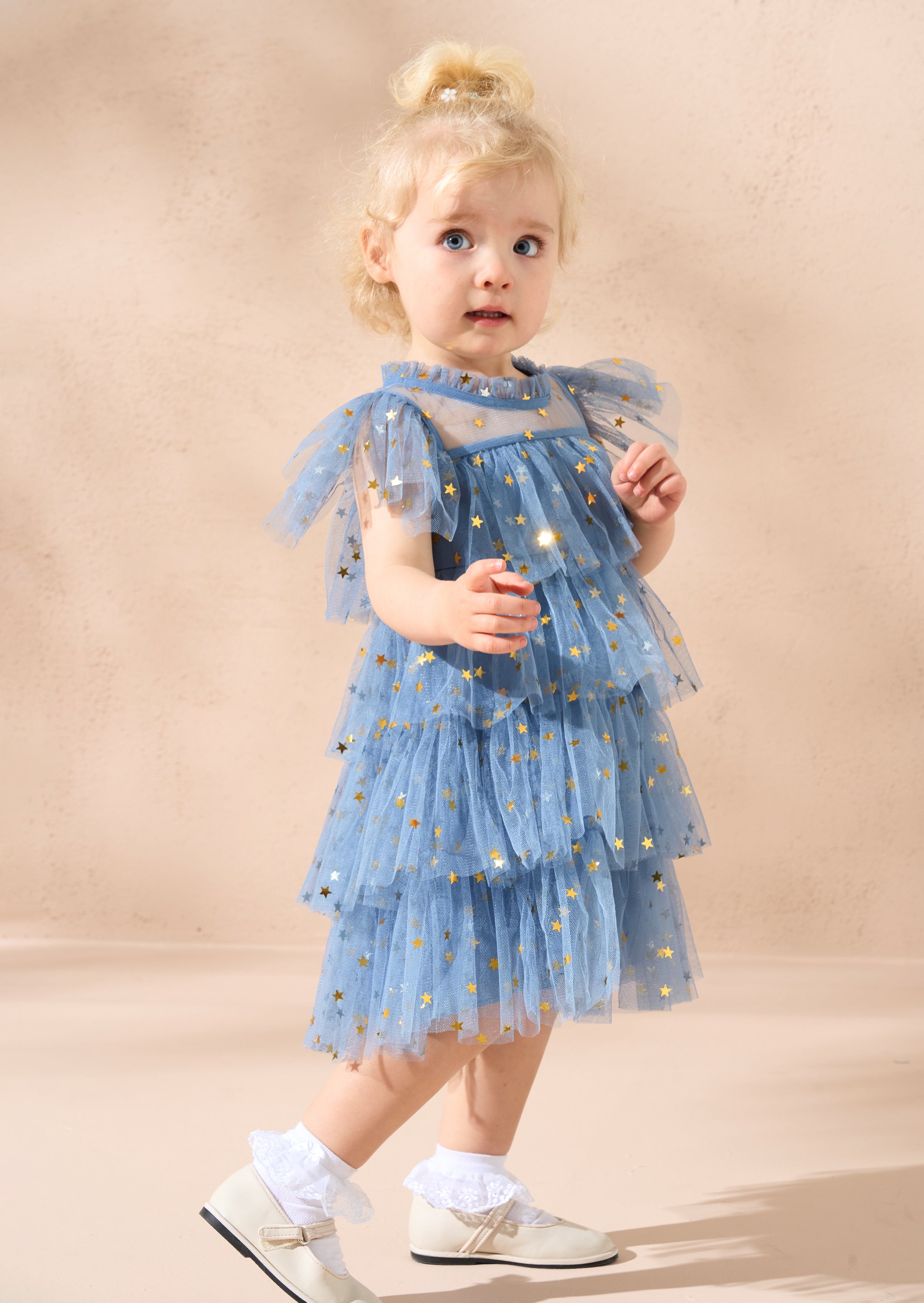 Sienna Baby Star Mesh Dress