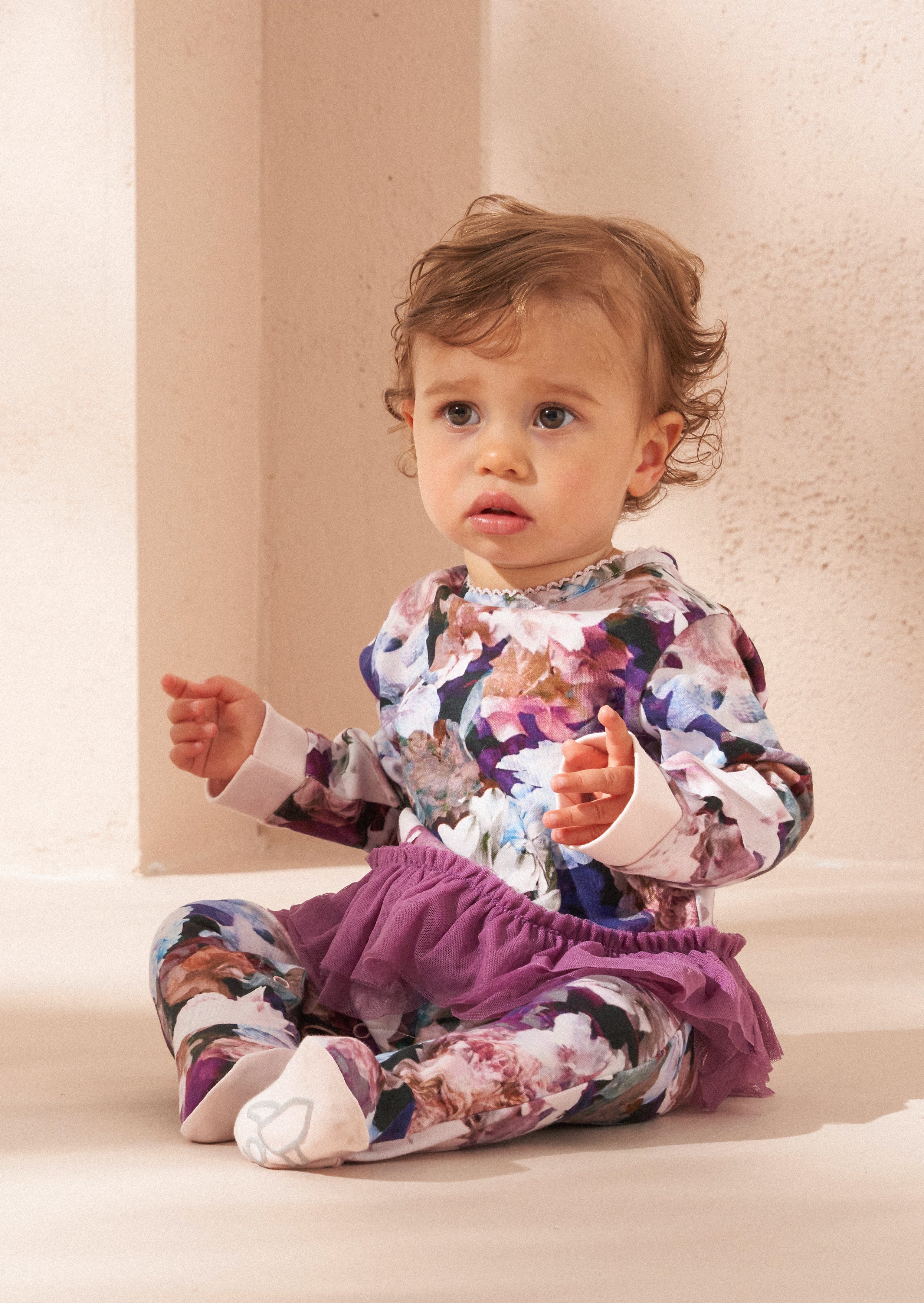 Fleur Multi Floral Tutu Babygrow and Headband