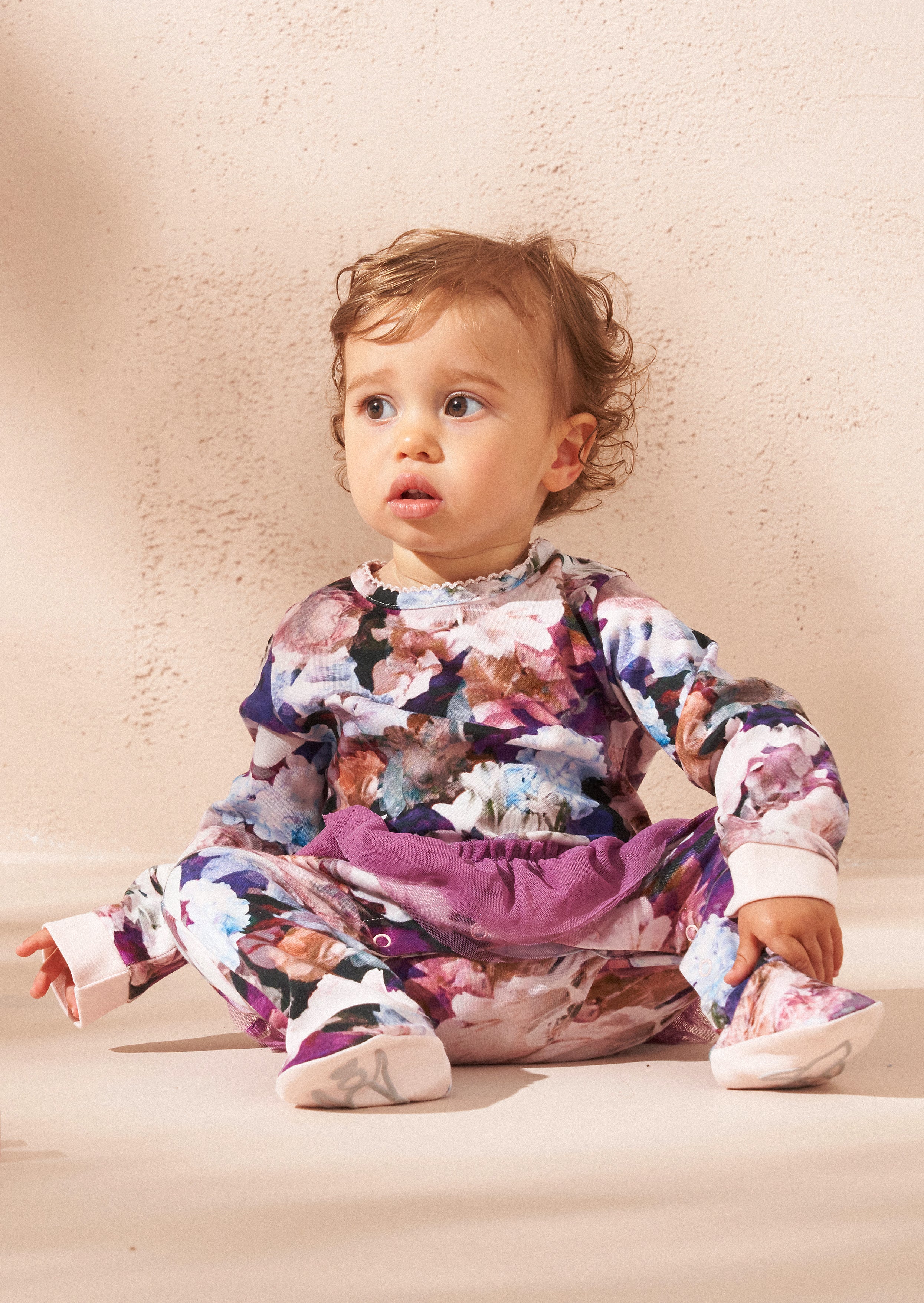 Fleur Multi Floral Tutu Babygrow and Headband