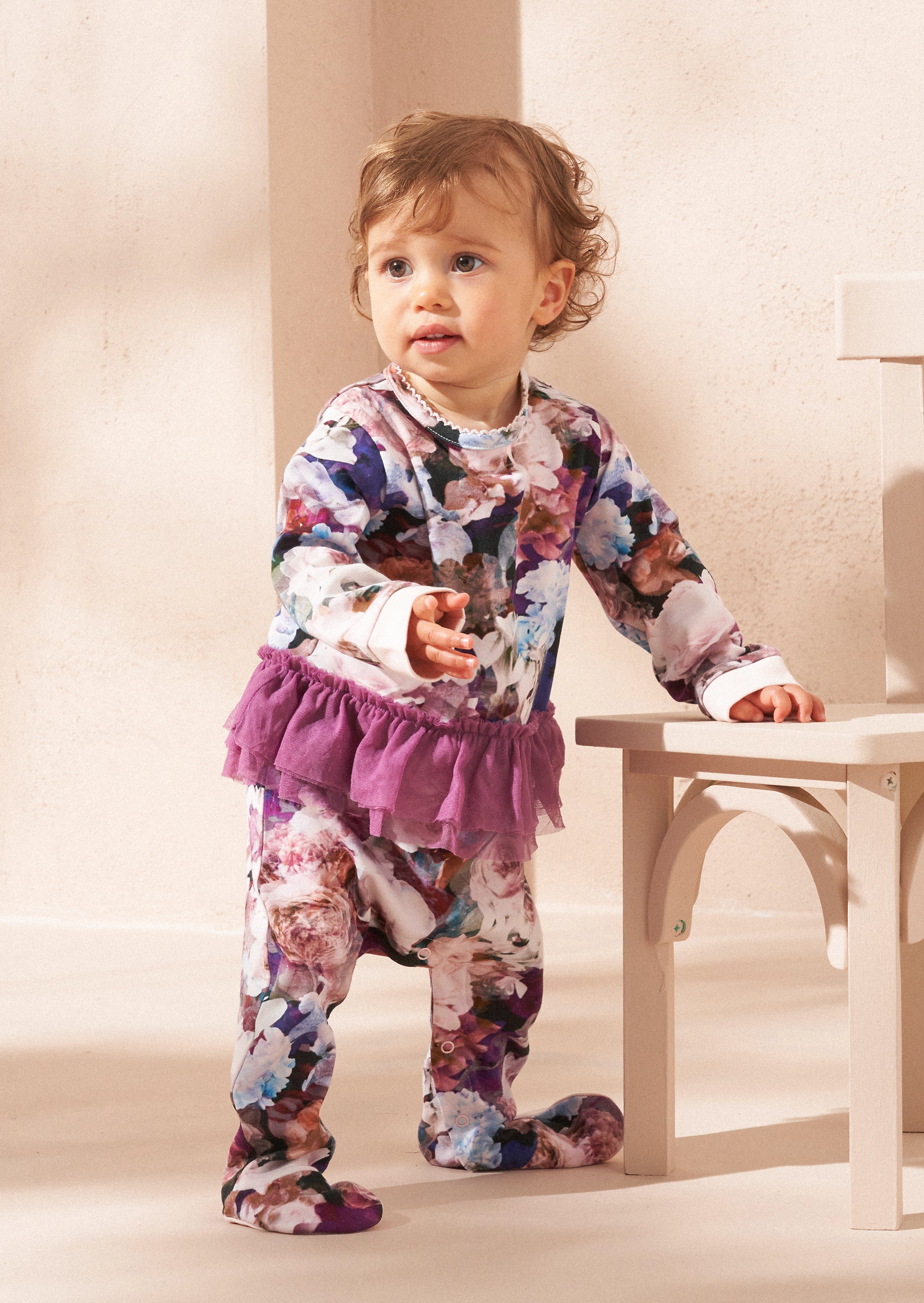 Fleur Multi Floral Tutu Babygrow and Headband