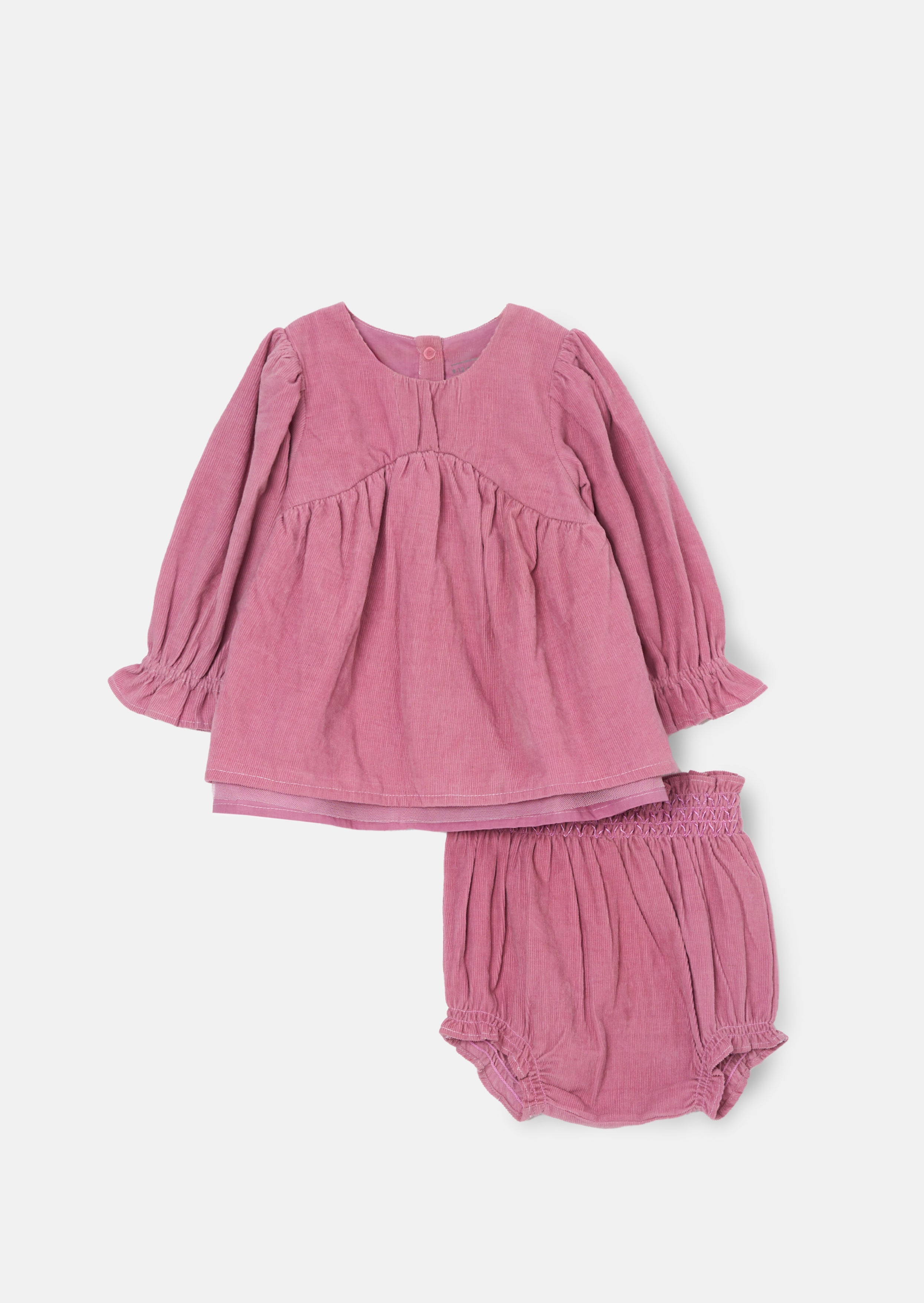 Clara Pink Needlecord Dress