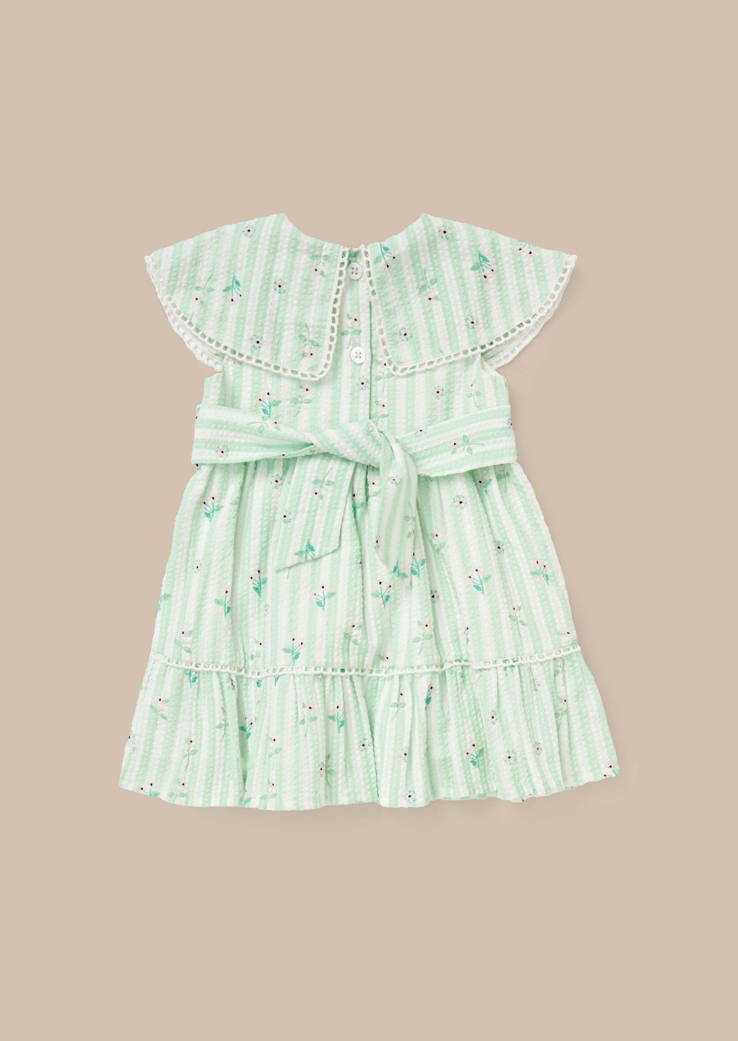 Ellery Mint Seersucker Stripe Dress