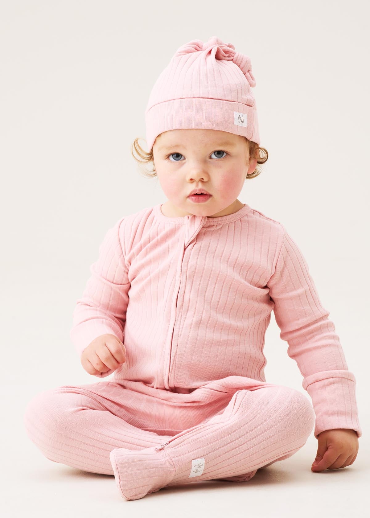 Rosa Broderie Trim Sweat Onesie