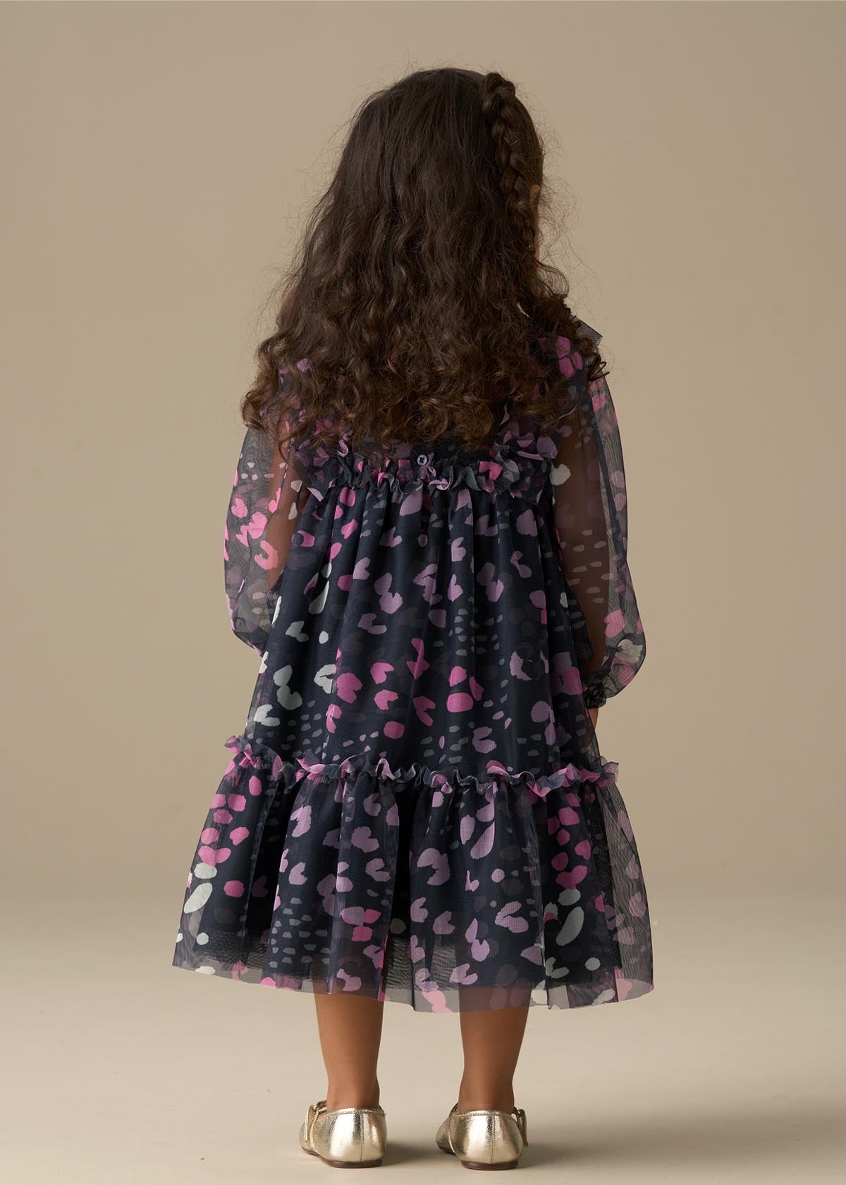 Cara Print Mesh Dress