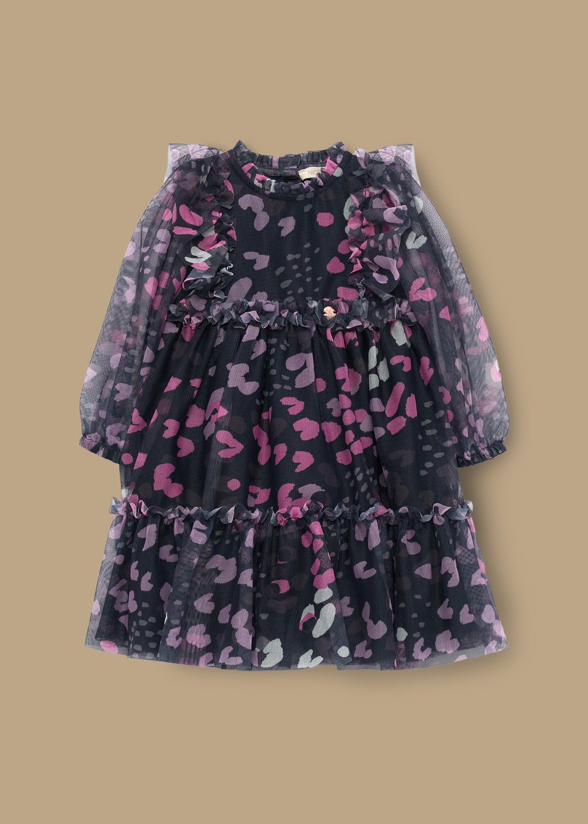 Cara Print Mesh Dress