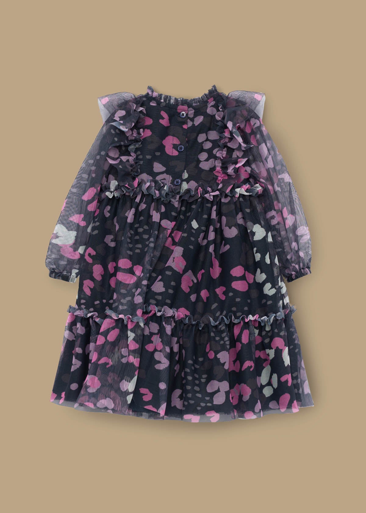 Cara Print Mesh Dress