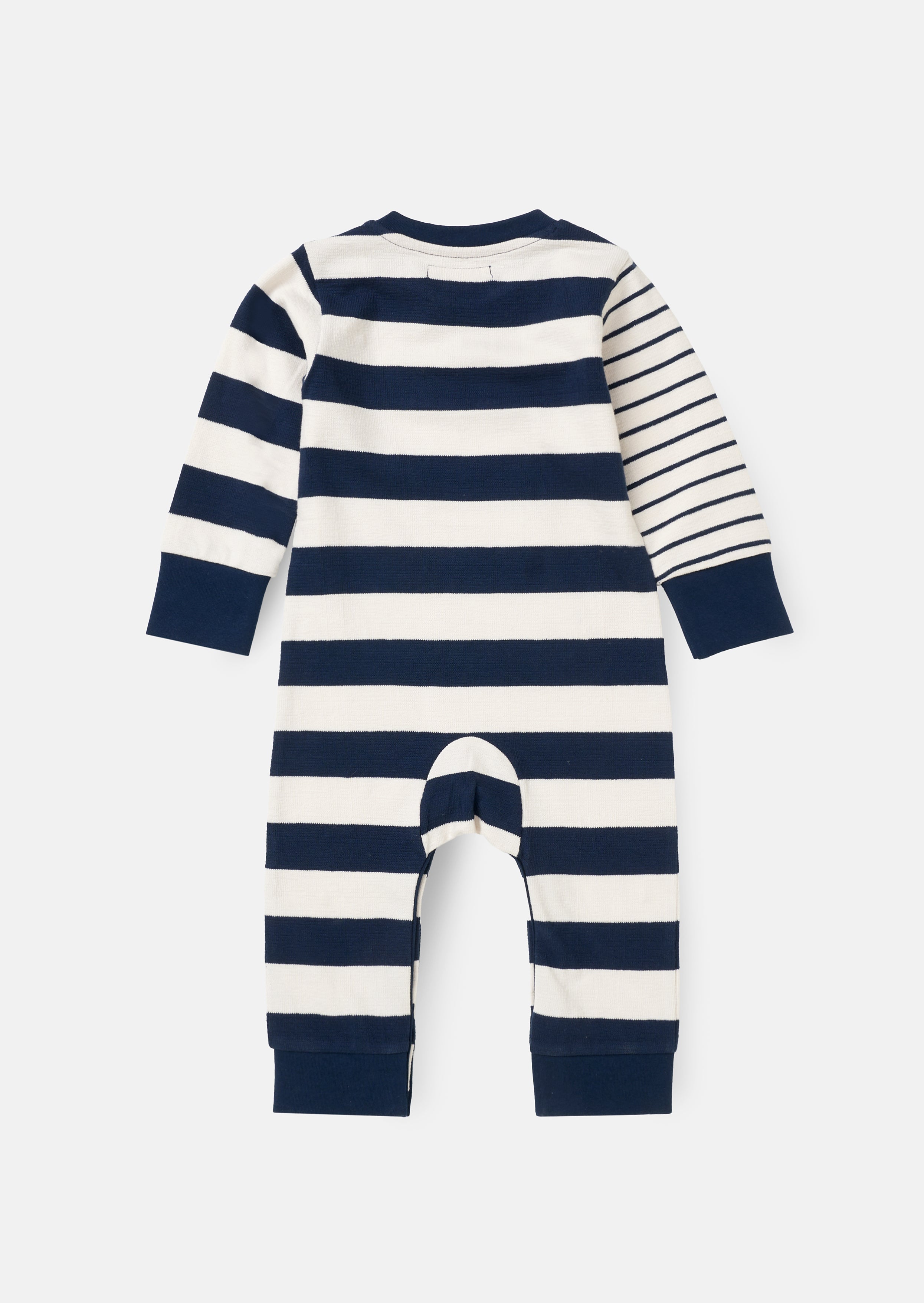 Lewis Textured Stripe Babygrow