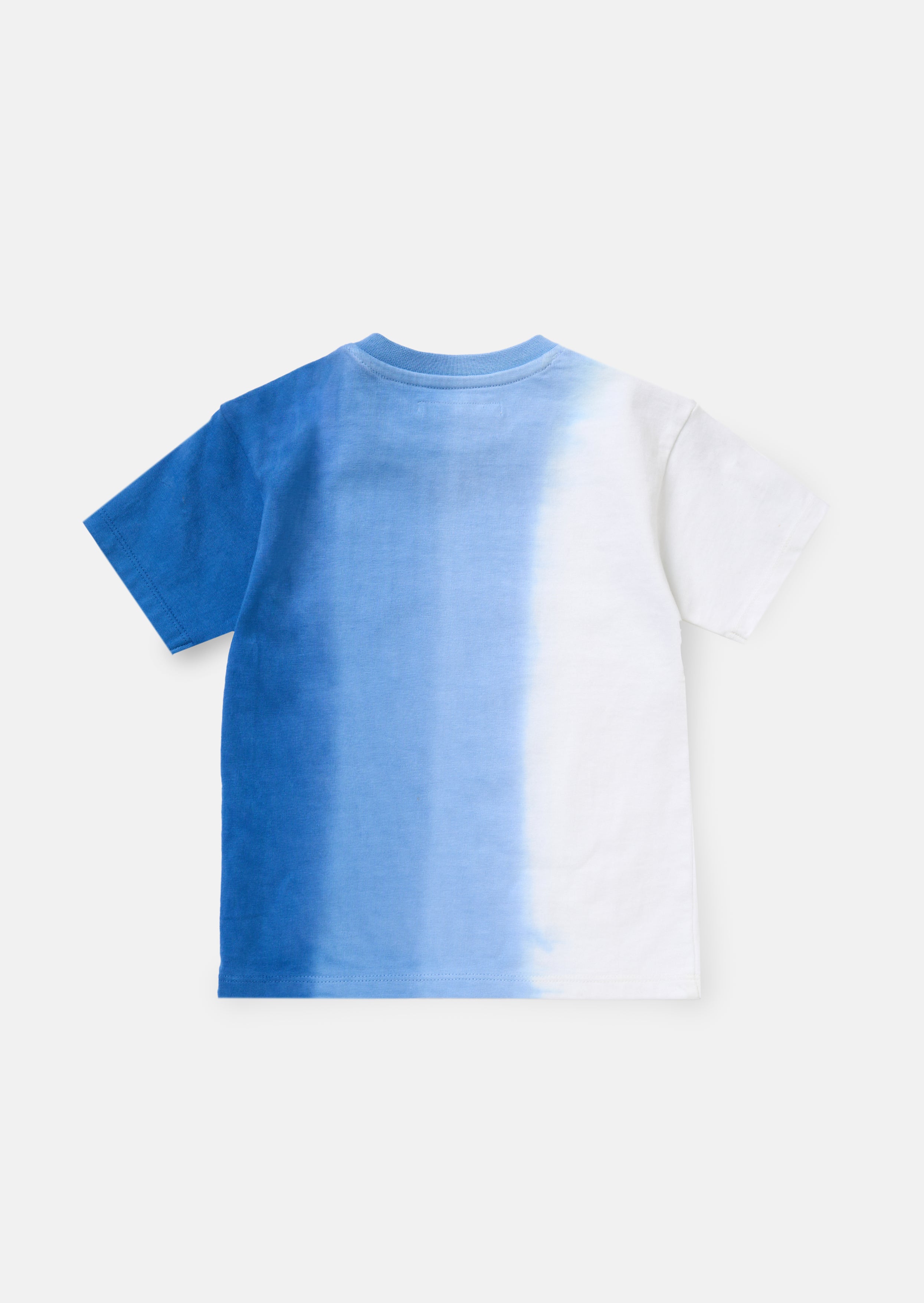 Brad Blue Mini Ombre Washed T Blue