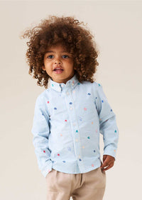 Zion Mini All Over Print Stripe Shirt