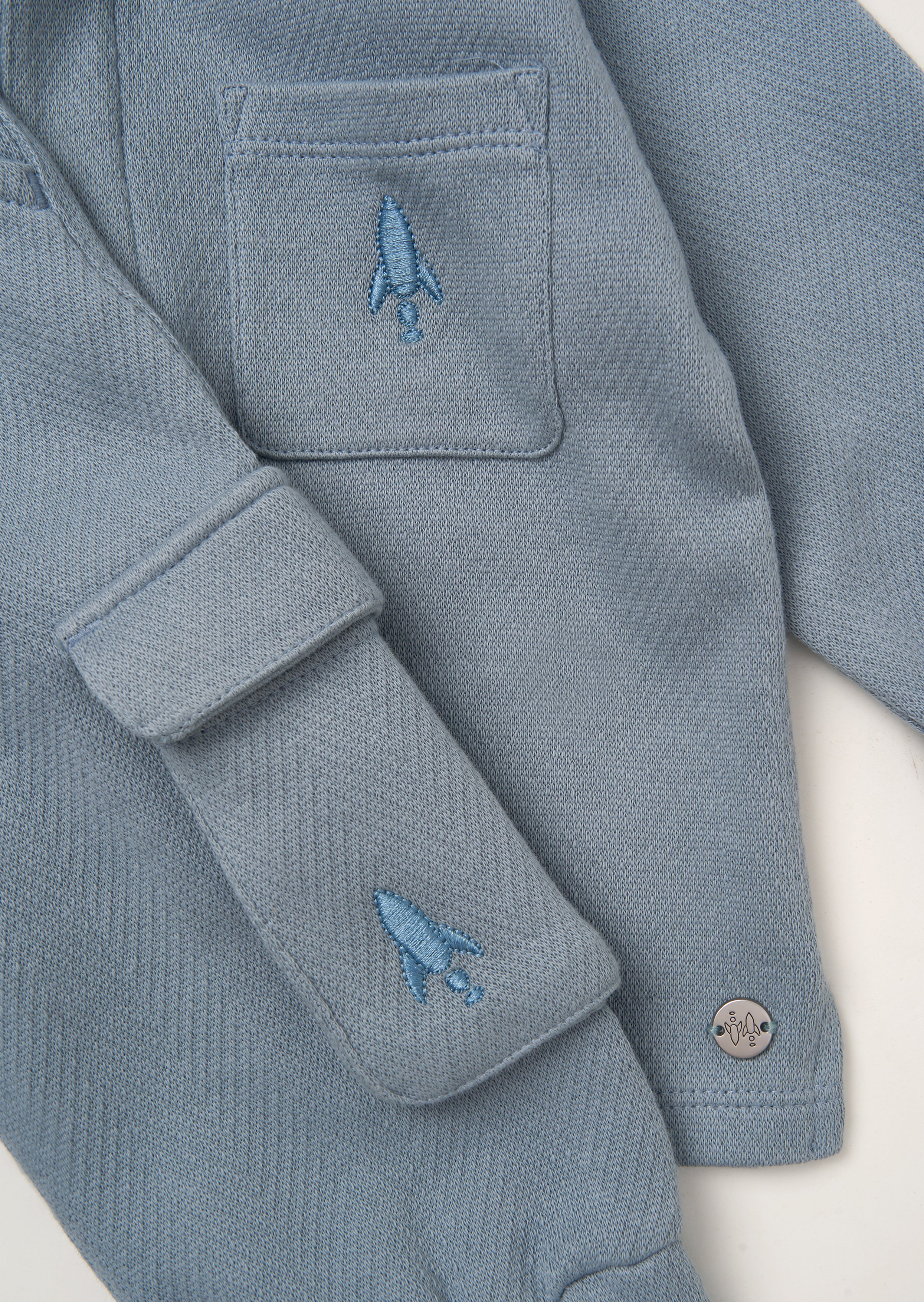 Online Baby Boy Mini Herringbone Co-Ord Set