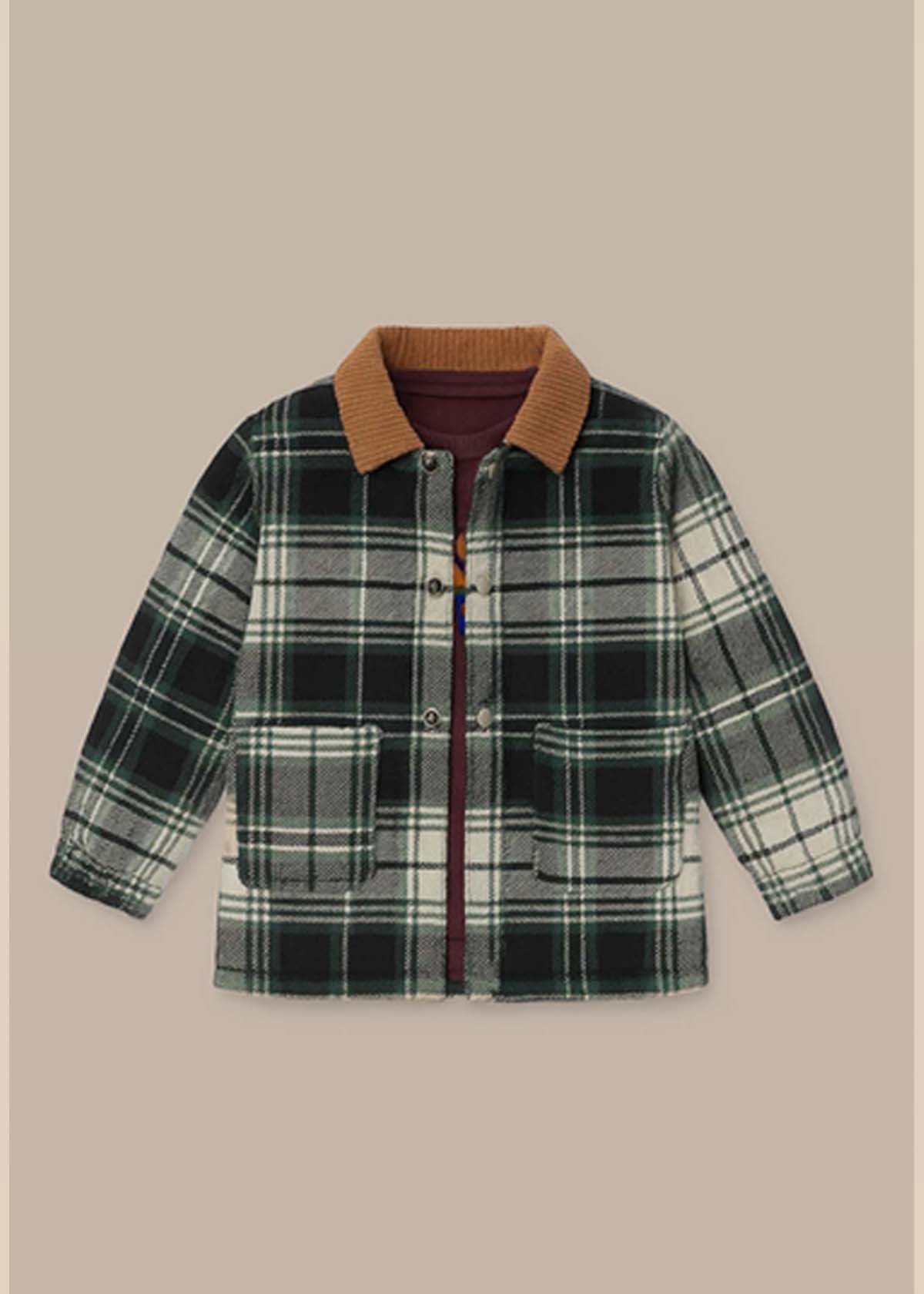 Luis Plaid Padded Shacket
