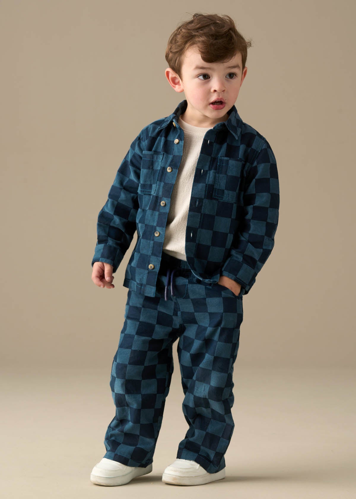 Tommy Cord Check Trouser
