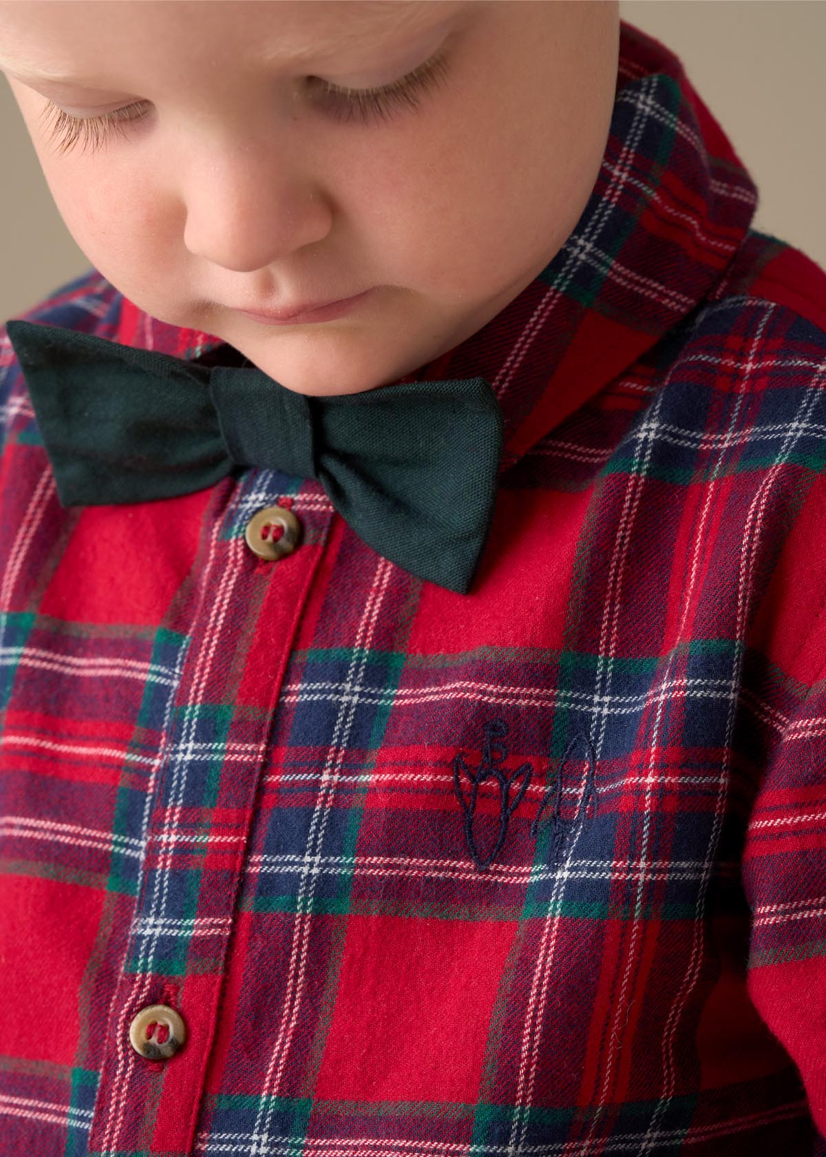 Camden Brushed Shirt With Bow Tie