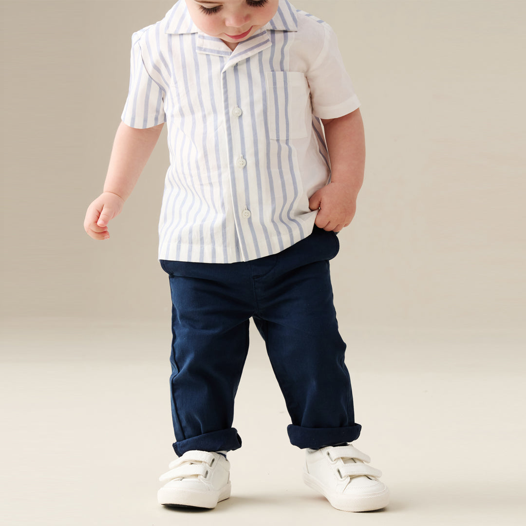 Harrison Navy Slim Fit Chino