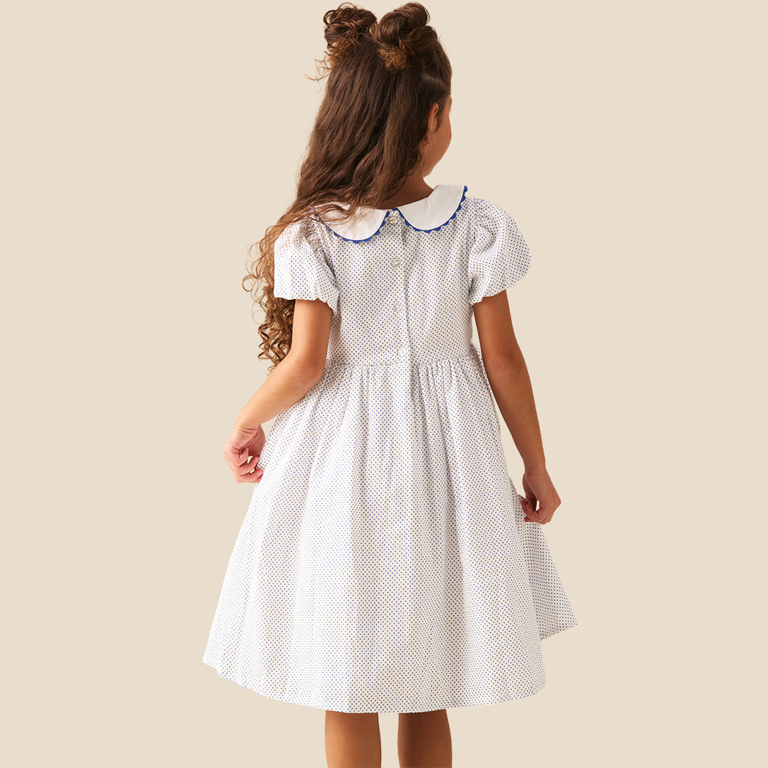 Lottie Spot Puff Sleeve Dress - Angel & Rocket