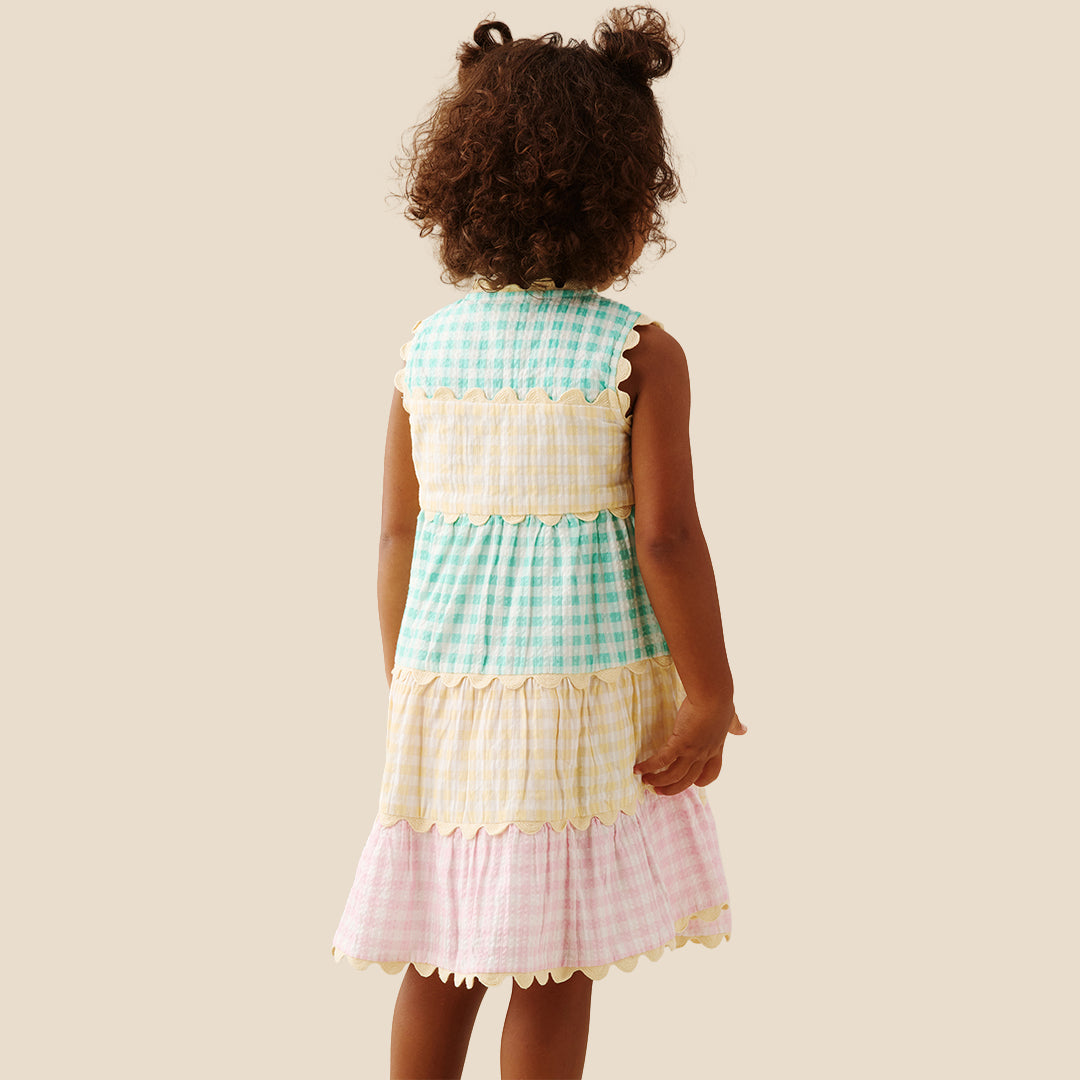 Ginny Gingham Bow Waist Dress