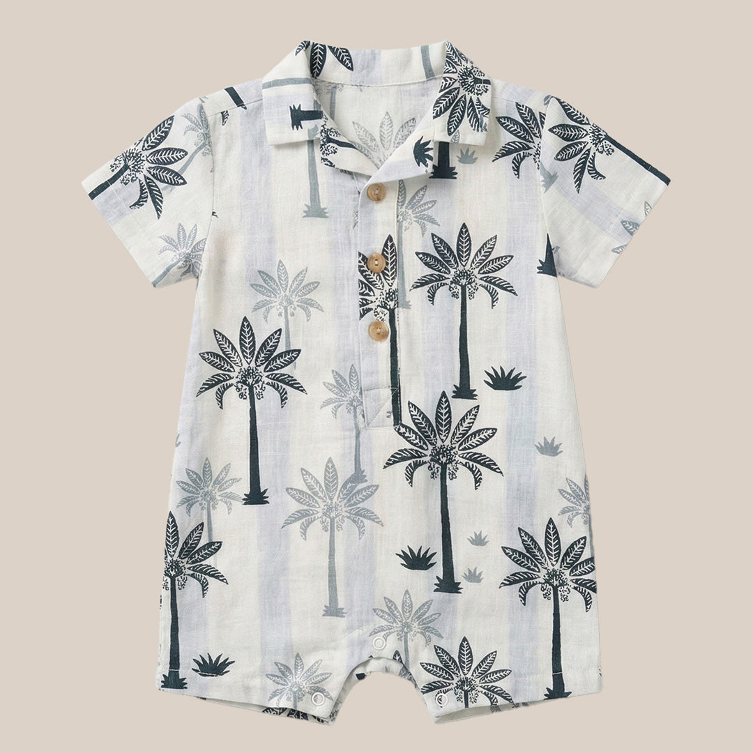 Jamie Palm Print Romper