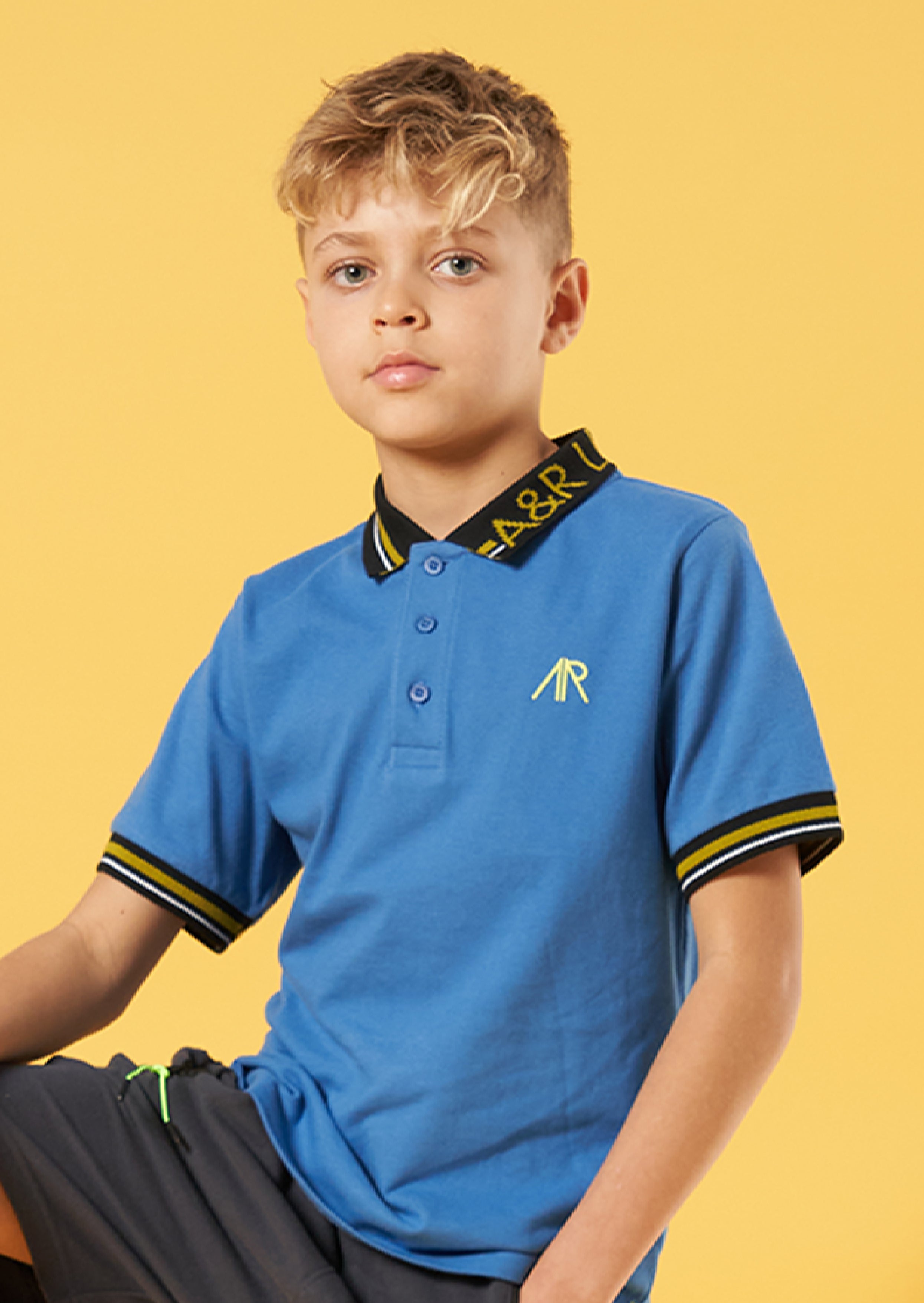 Tim Blue Branded Polo