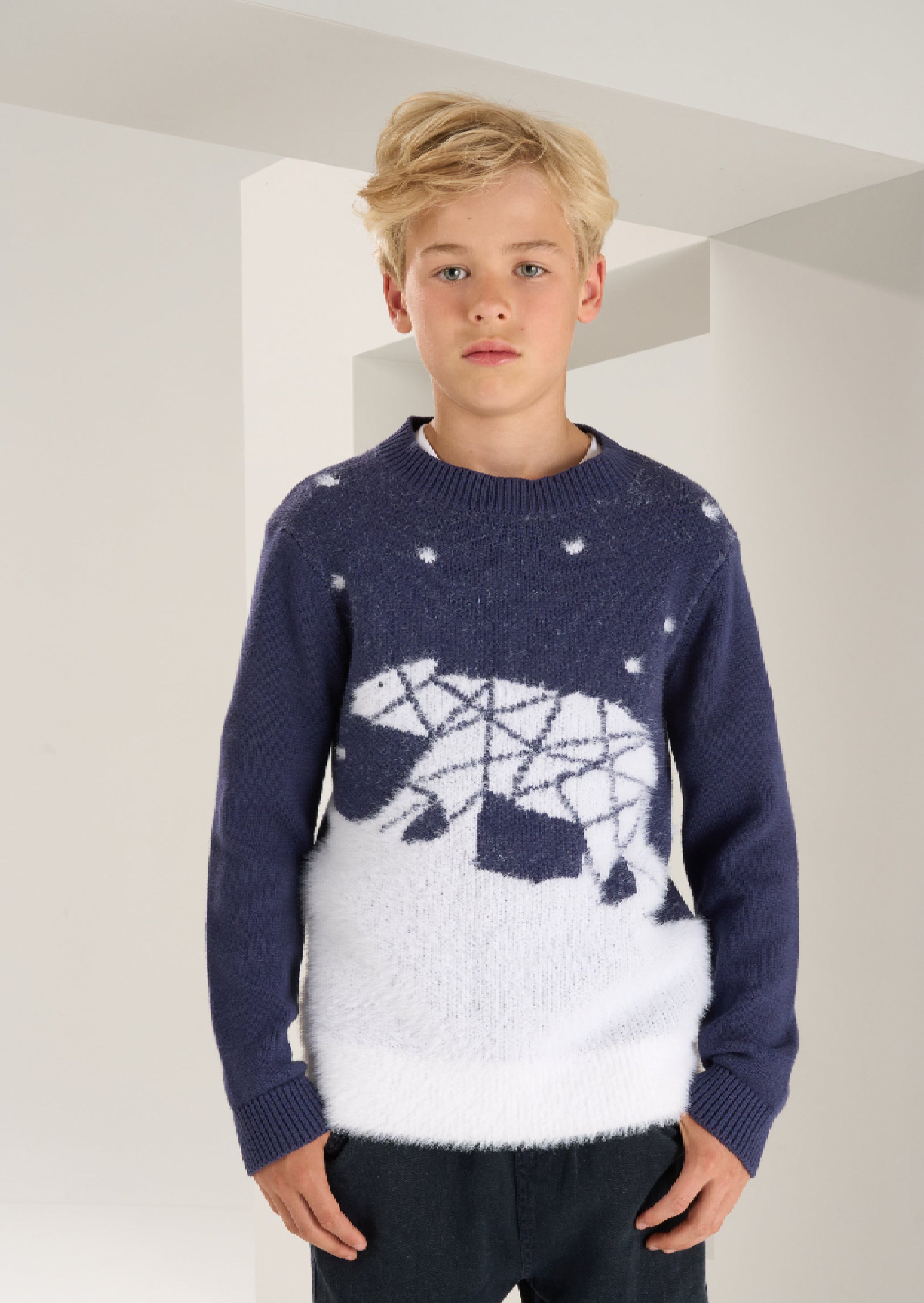 Benny Polar Bear Landscape Jumper