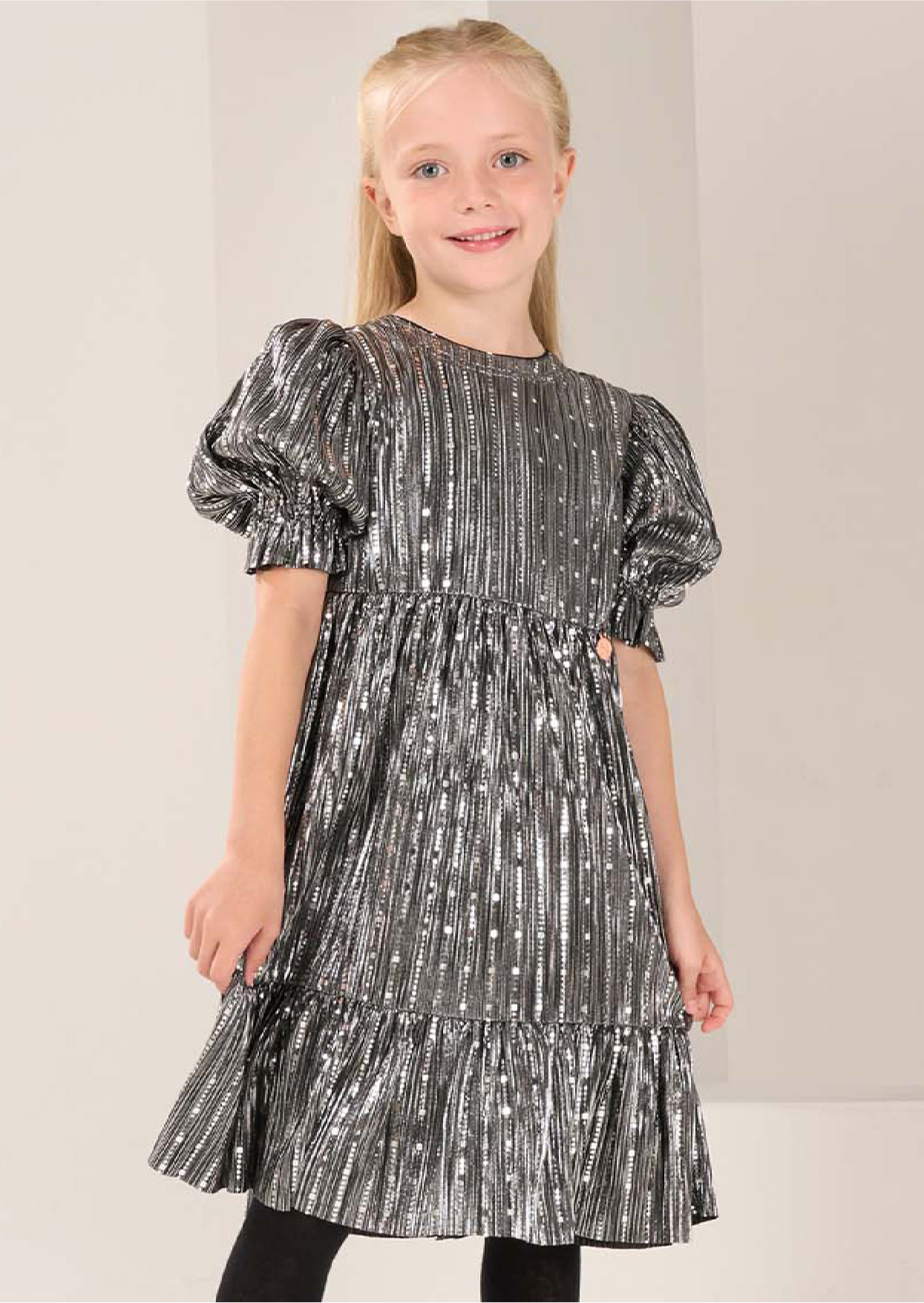 Mila Metallic Sequin Dress