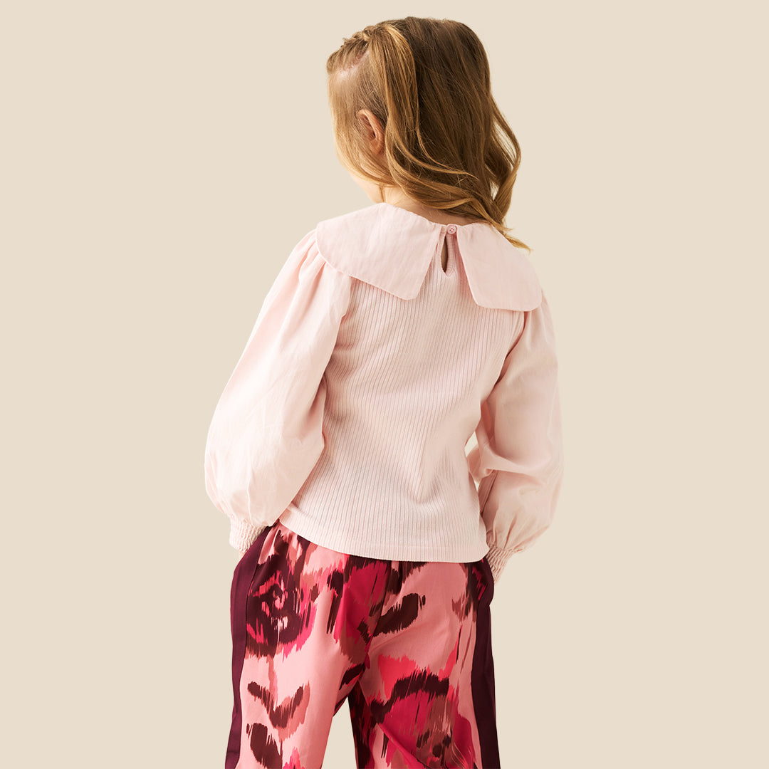 Girls Solid Orange Tops - Angel & Rocket