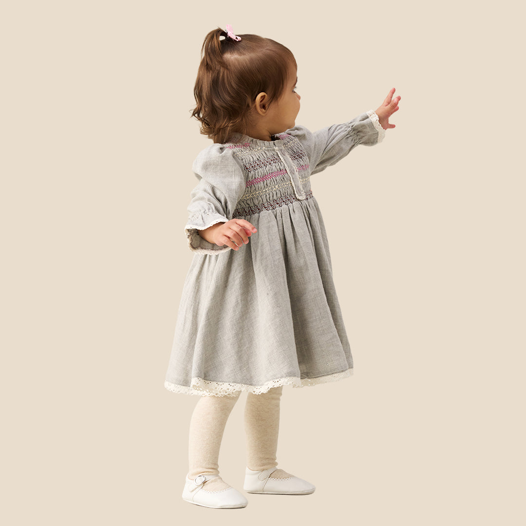 Angel & Rocket Baby Girls Solid Multi Dresses